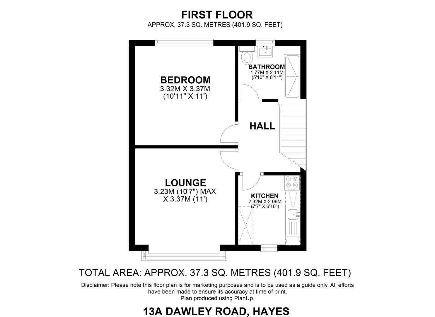 Dawley Road, Hayes floorplan