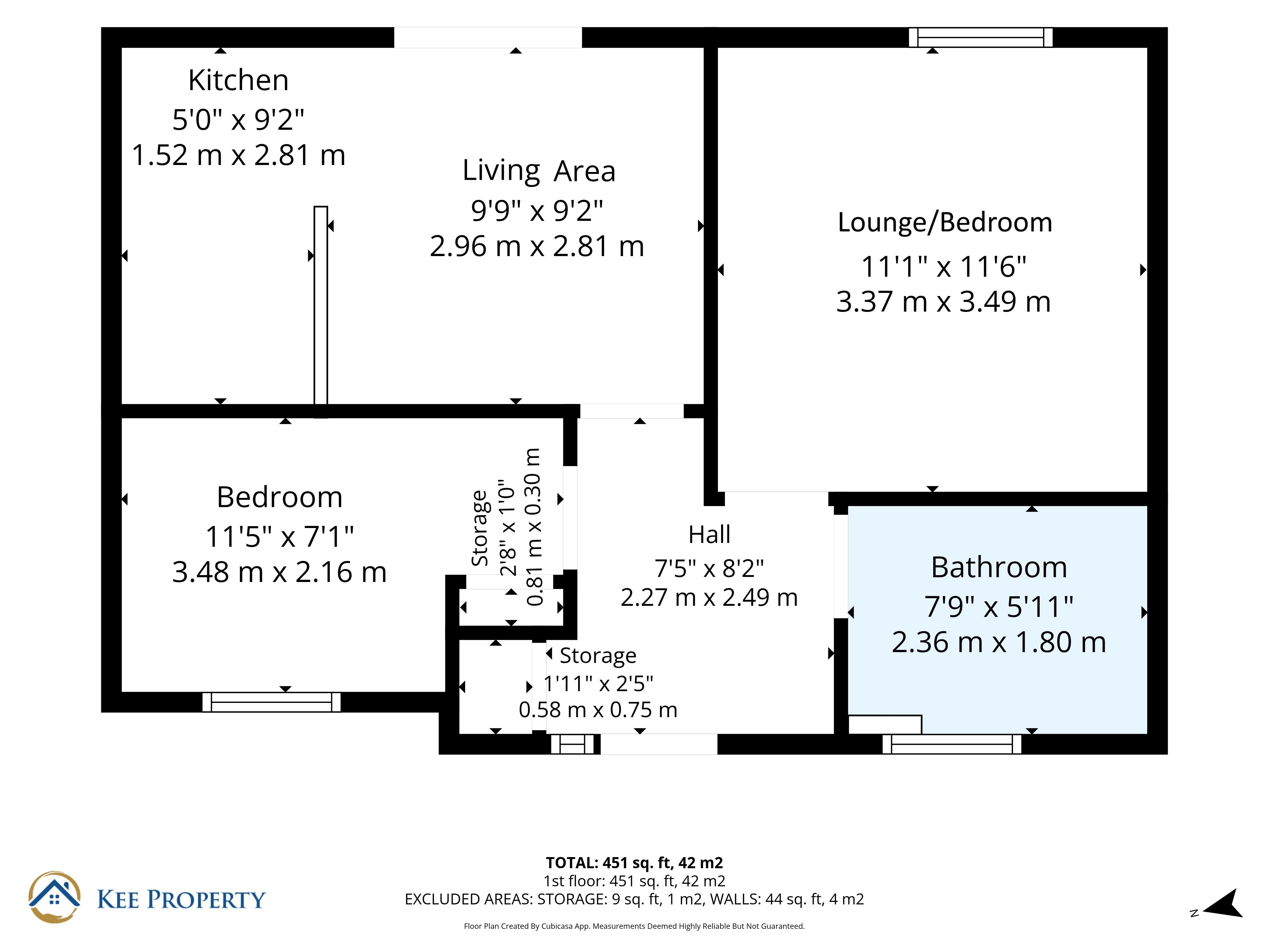 17, Elderpark Gardens, Glasgow floorplan