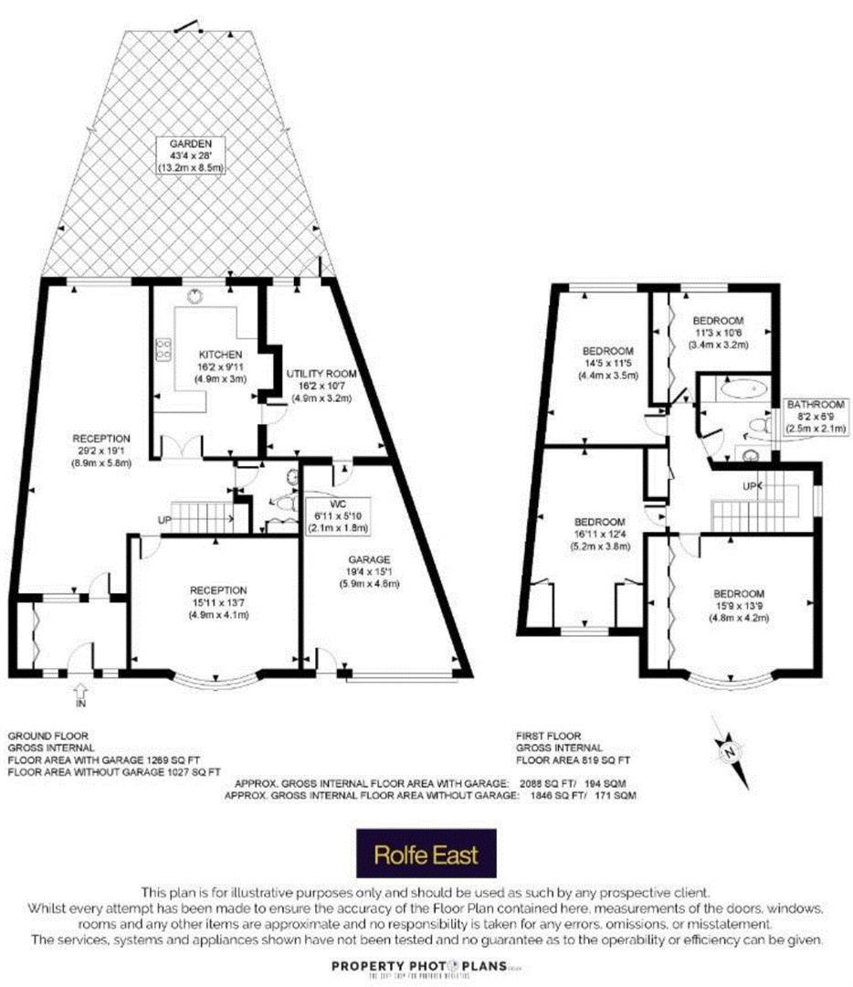 68, Rosemont Road, Acton floorplan