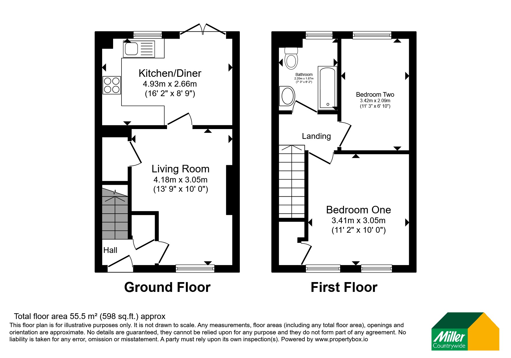7, The Square, Cornwall floorplan