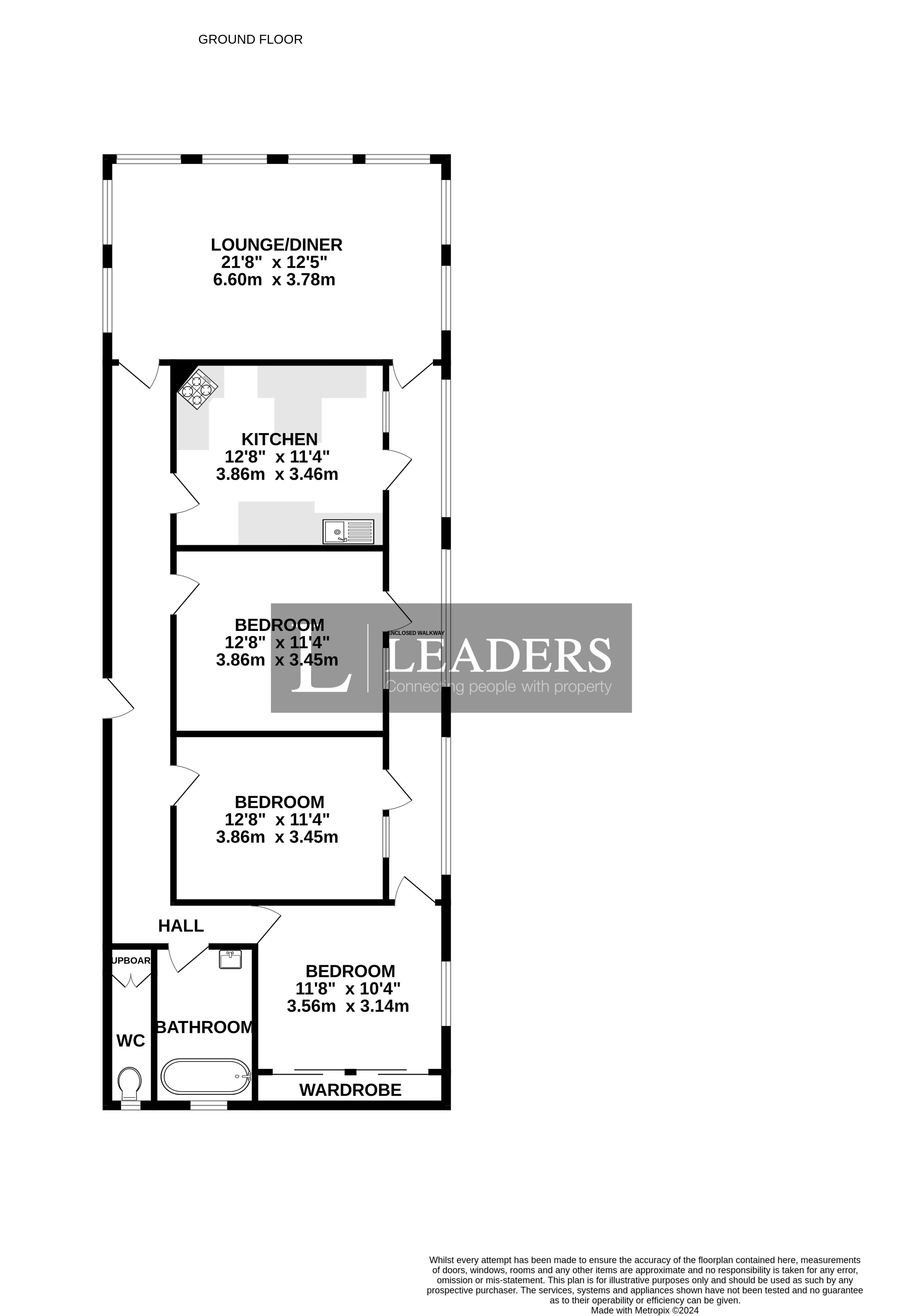 Flat 2,, Felix Court, Felixstowe floorplan