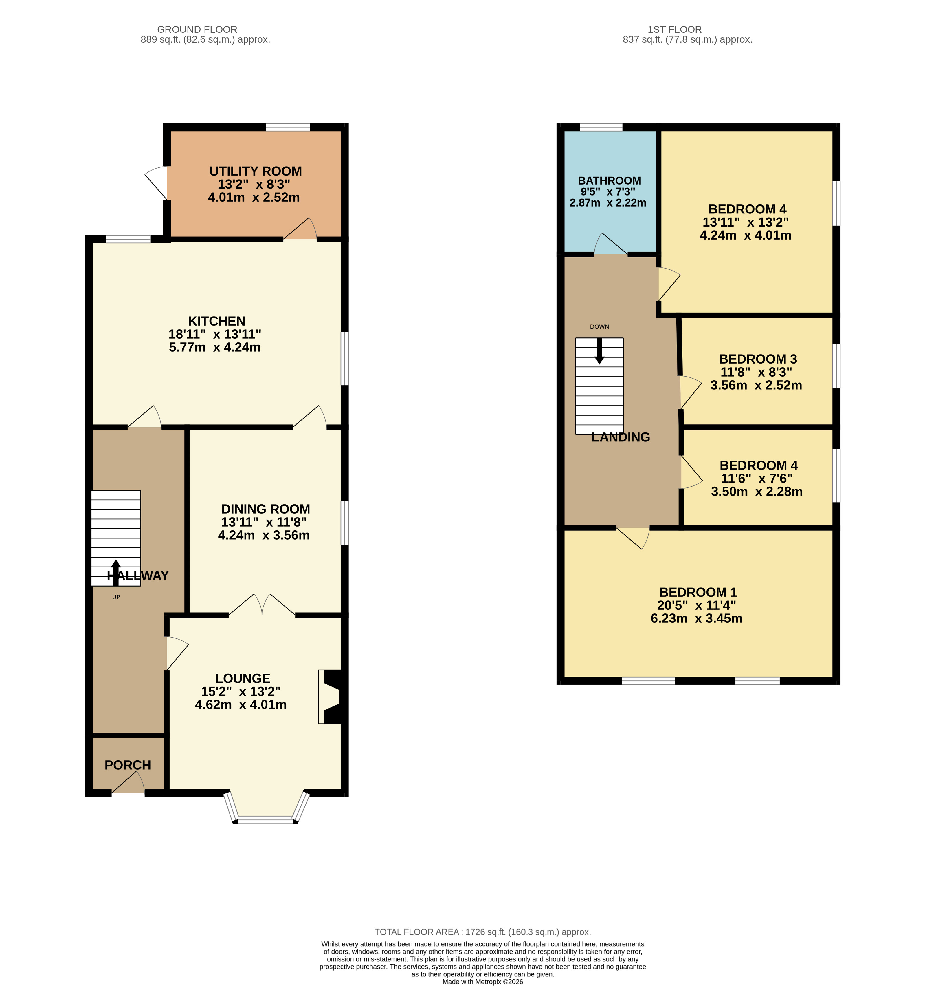 617, Chorley New Road, Bolton floorplan