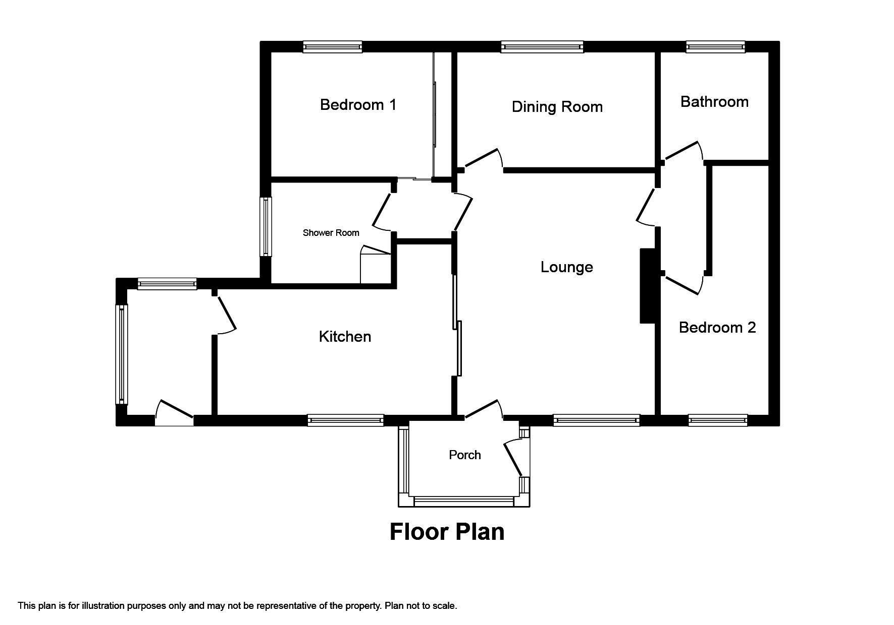 2 Bedrooms Detached bungalow for sale in Didsbury Avenue, Talacre, Holywell CH8