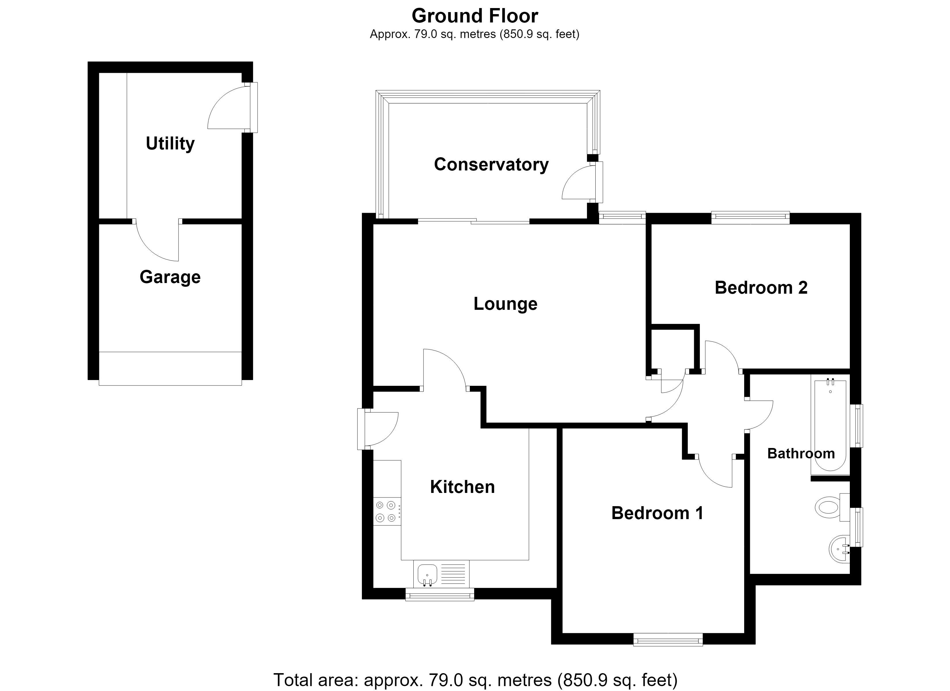4, Walcot Lane, Sleaford floorplan