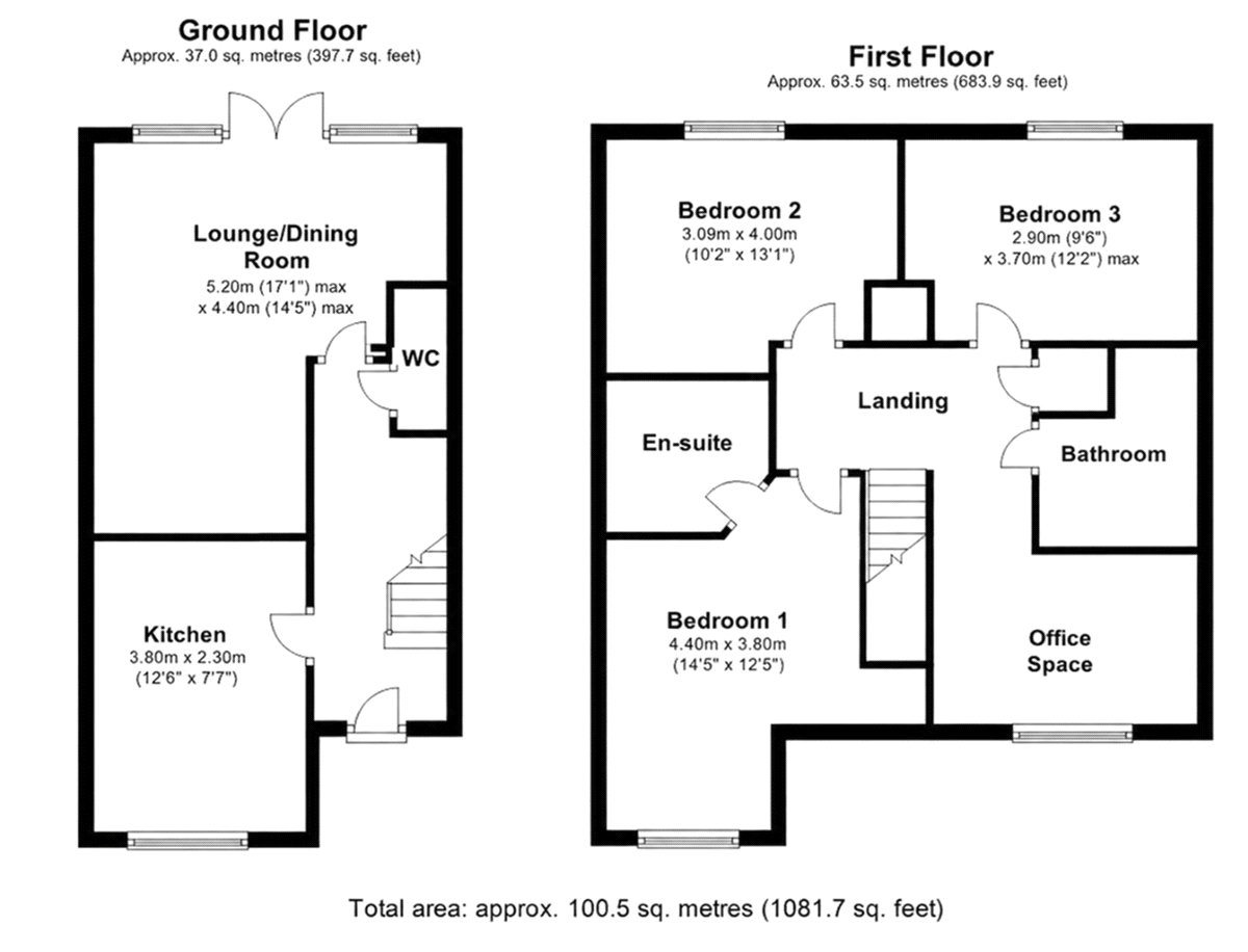 2, Cranesbill Close, Cambridge floorplan