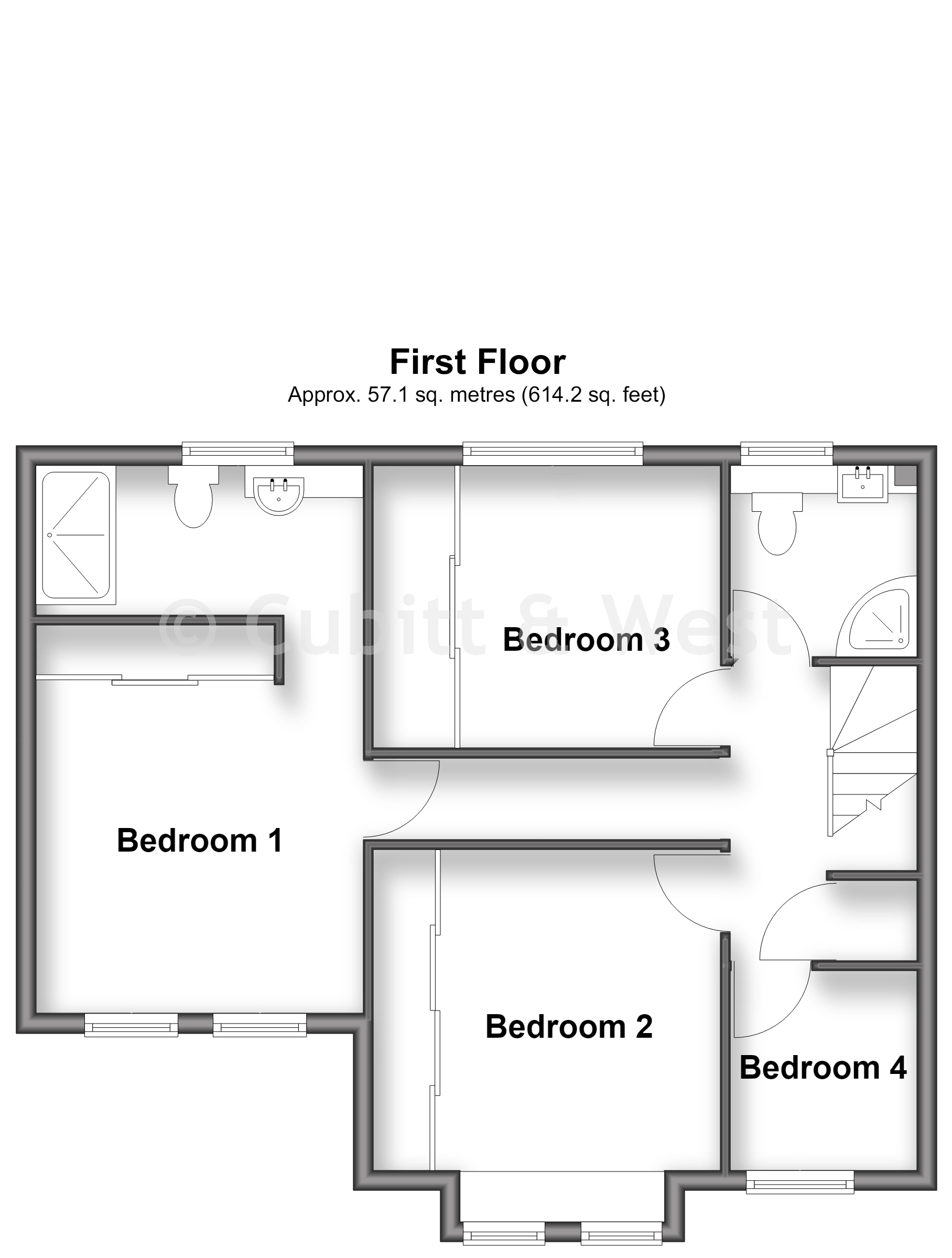 163, Orchard Way, Croydon floorplan
