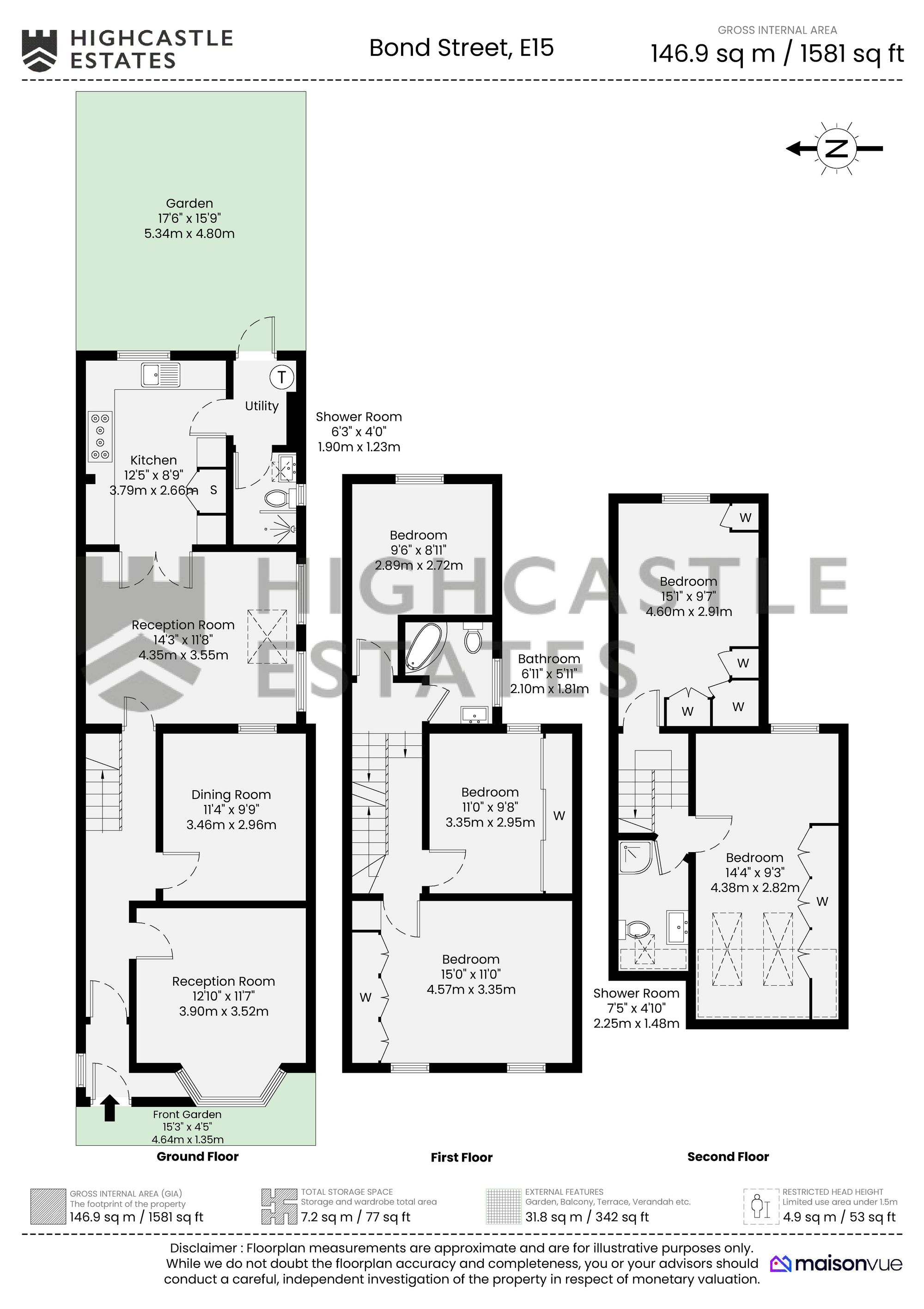 18 Bond Street, London floorplan