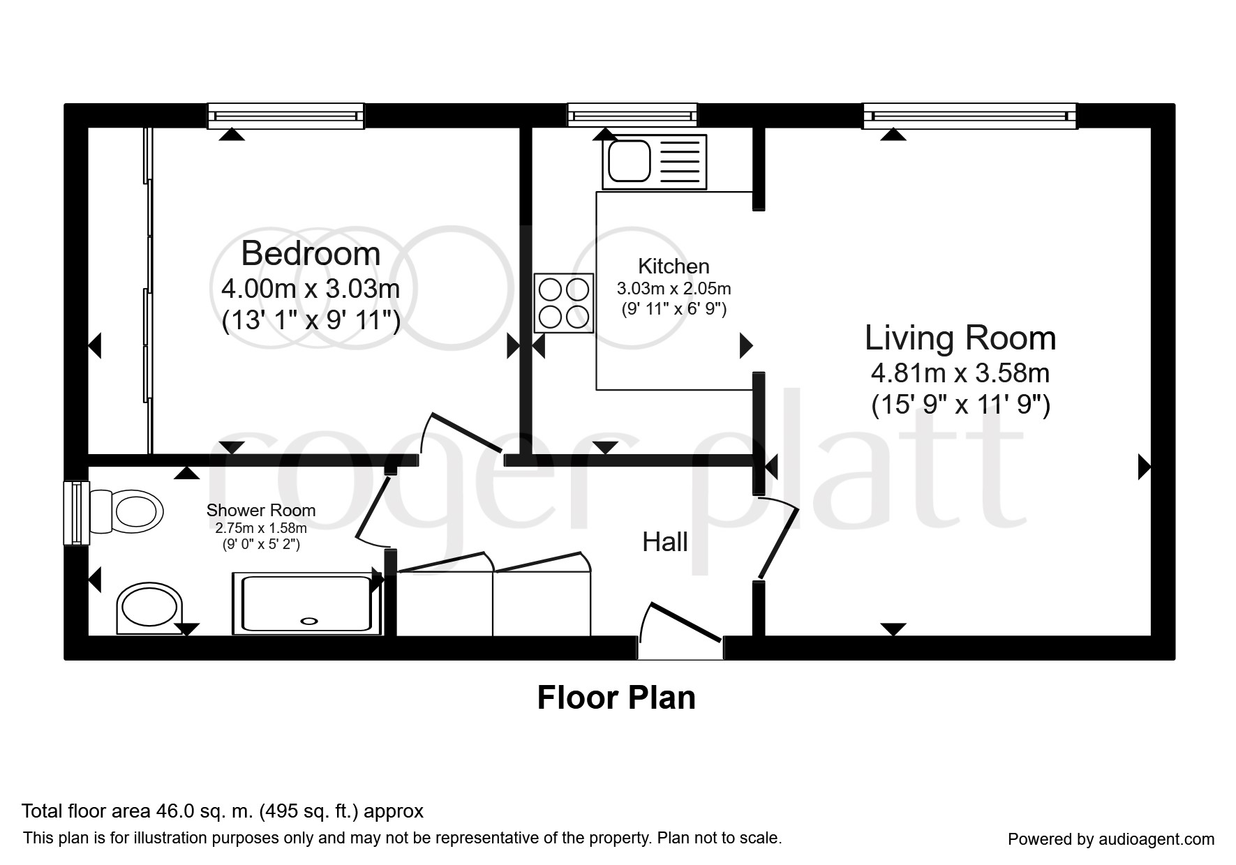 1 Bedrooms Flat for sale in Cobblers Close, Farnham Royal, Slough SL2