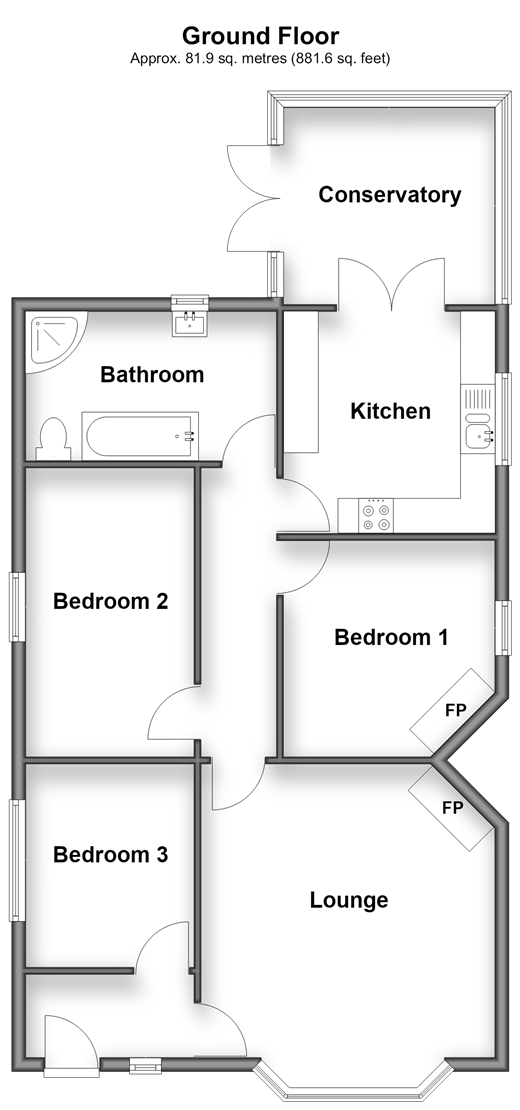 Sole Street, Cobham floorplan