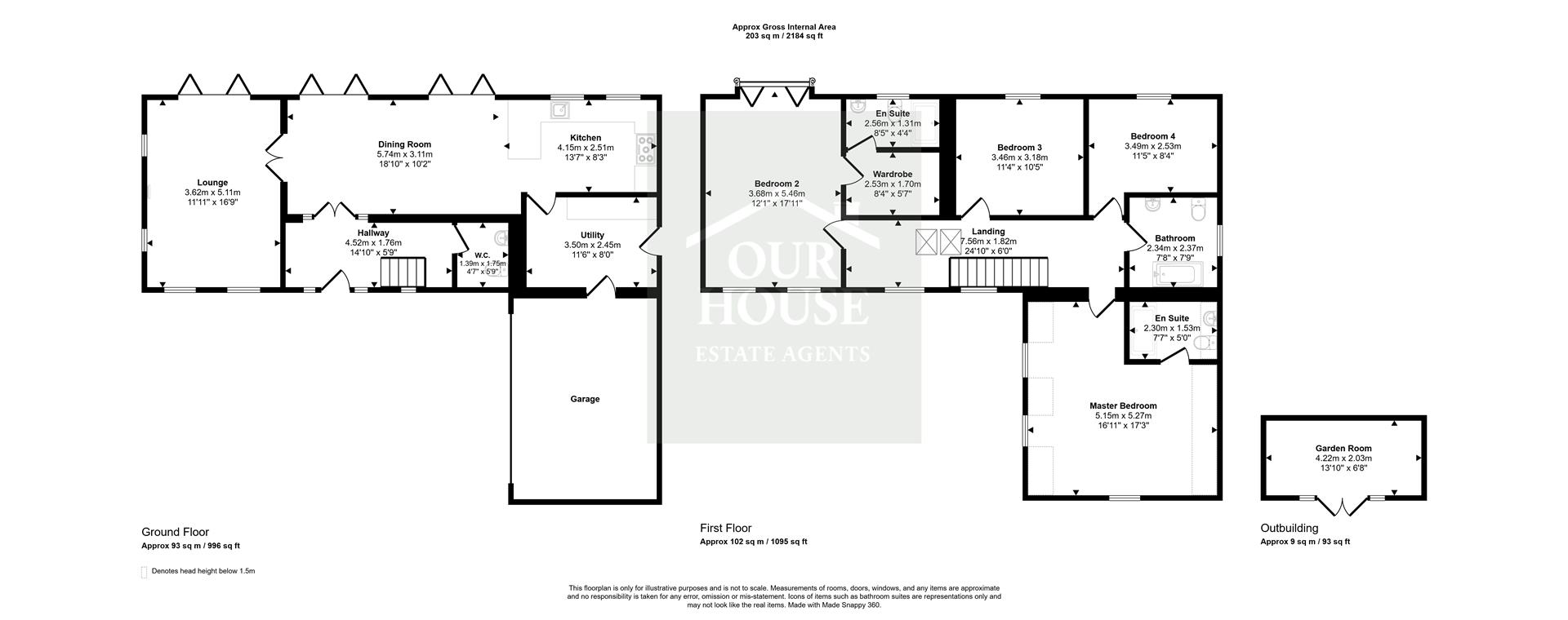 Tall Trees, Church Lane, Driffield floorplan