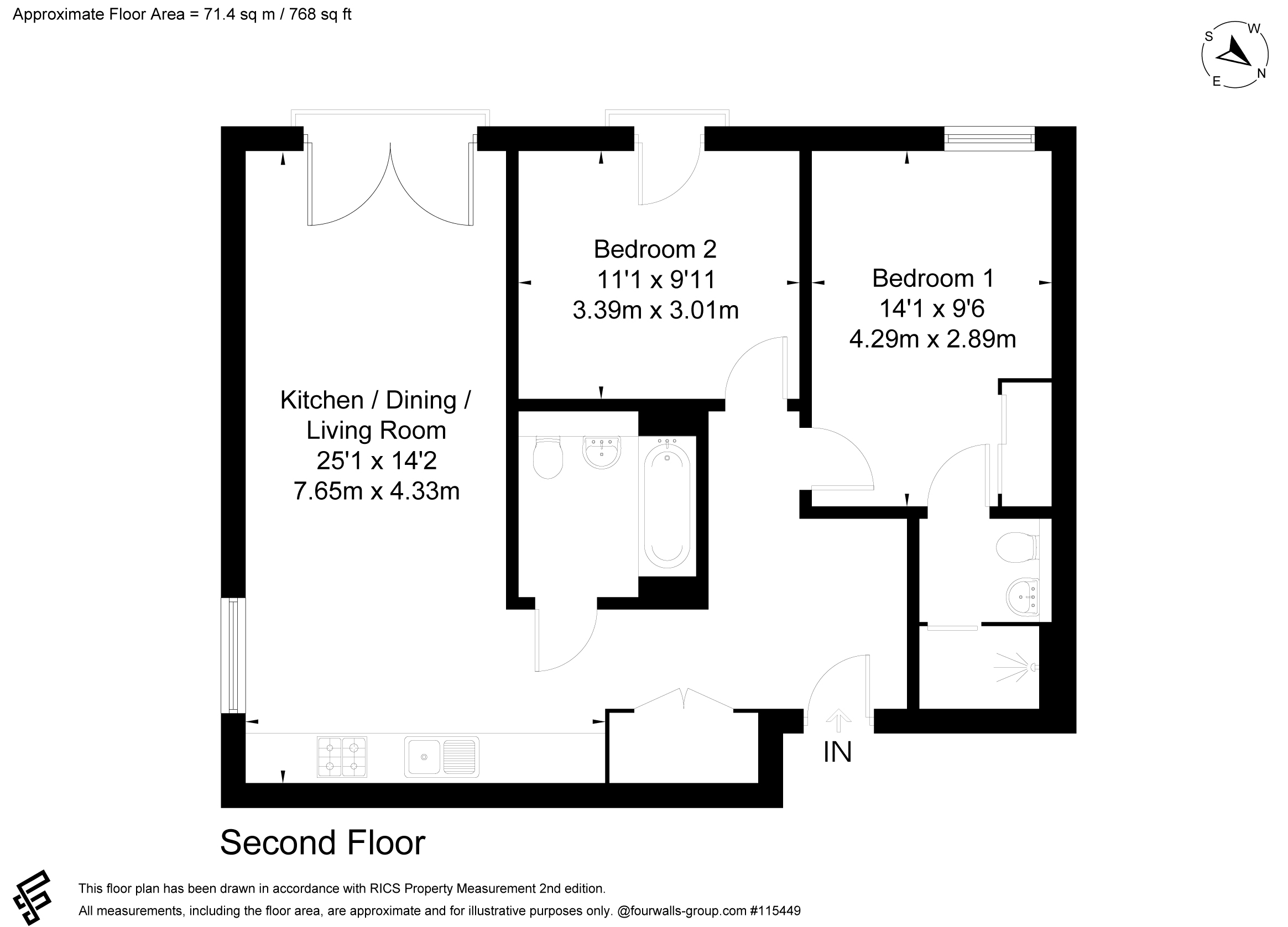 Brighton, East Sussex floorplan