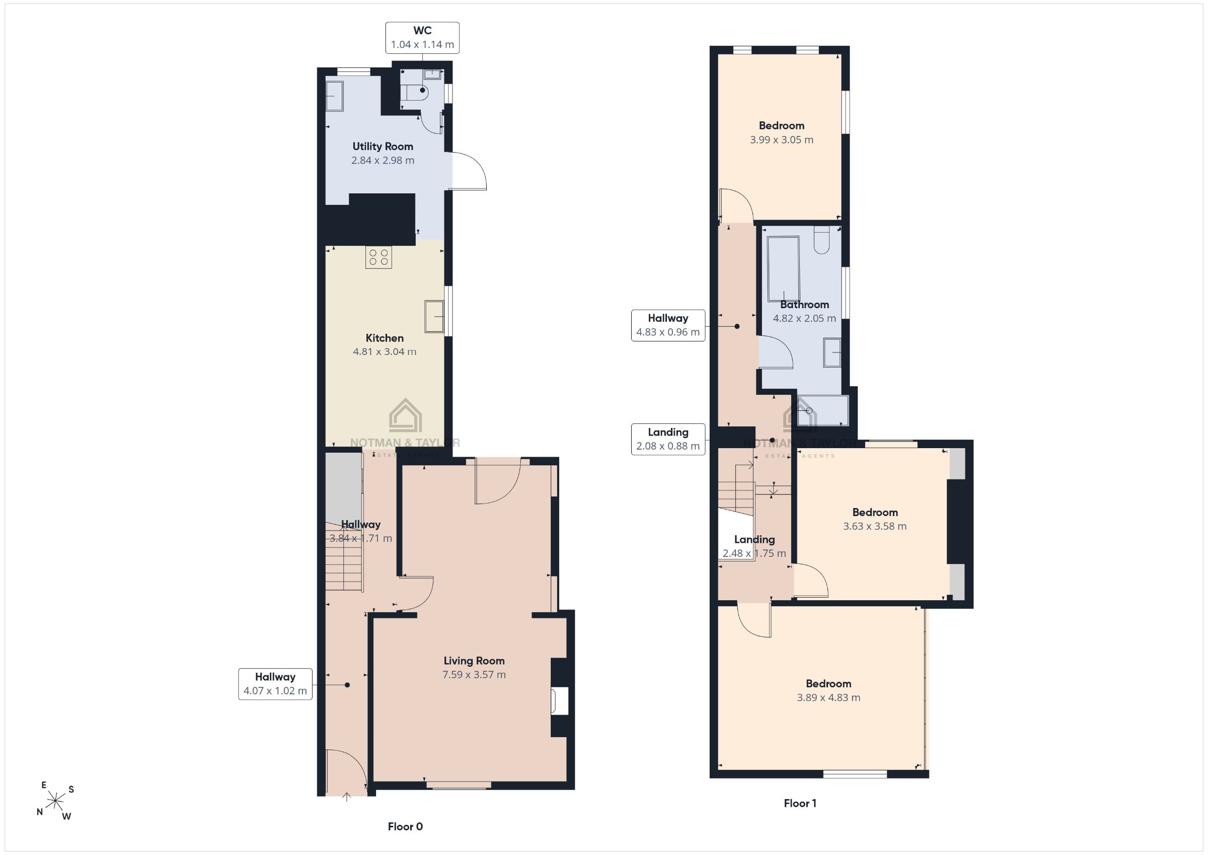 7 North Road, Torpoint floorplan