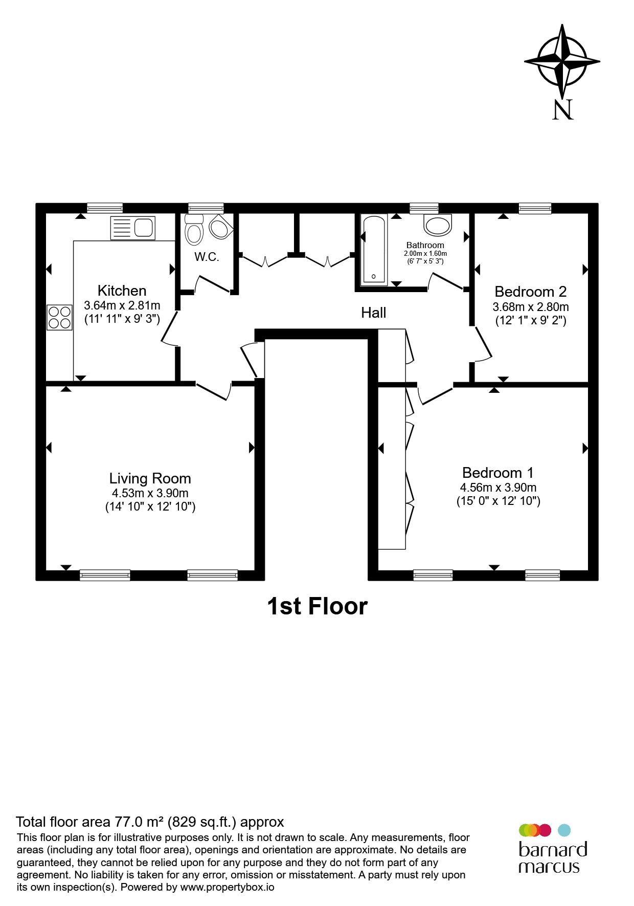 8, Pruden Close, London floorplan