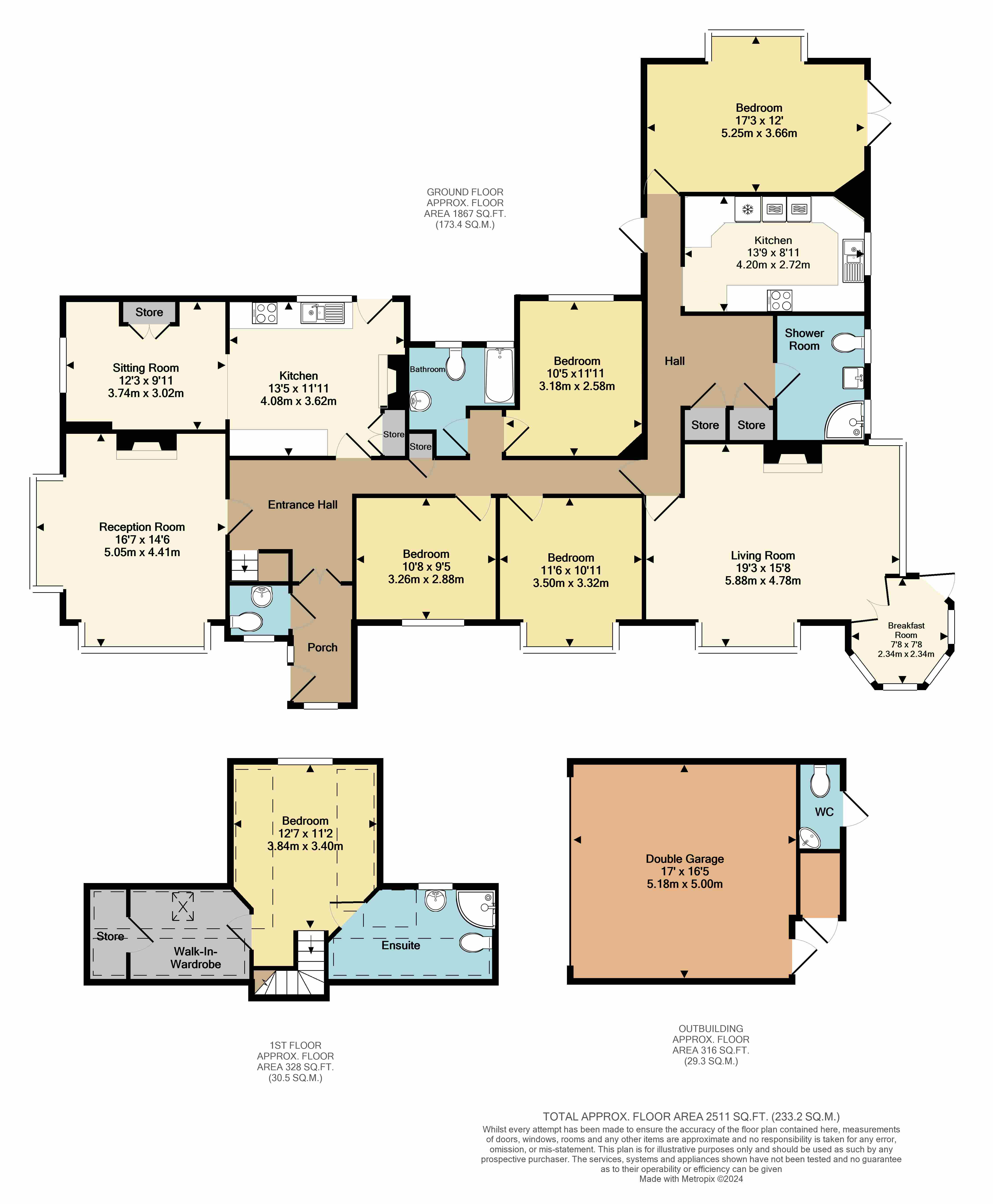 Coast Cottage,, Arthur Road, Kent floorplan