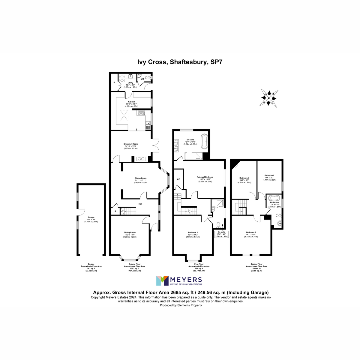 2, Ivy Cross, Shaftesbury floorplan