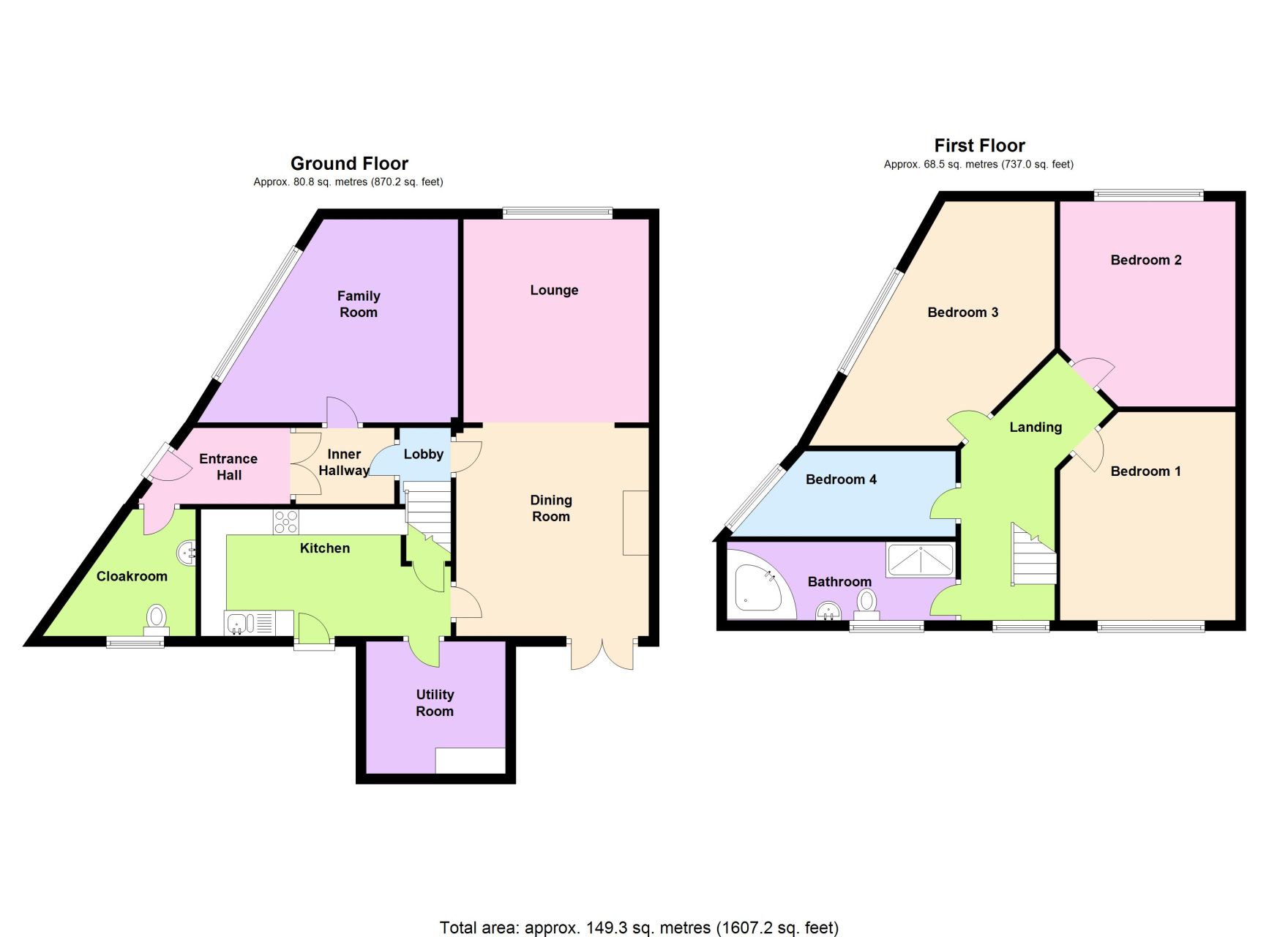 4 Bedrooms End terrace house for sale in Grundy Road, Clay Cross, Chesterfield, Derbyshire S45