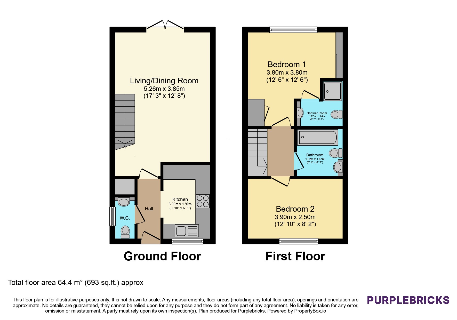 5, Wellington Place, Ash Vale floorplan
