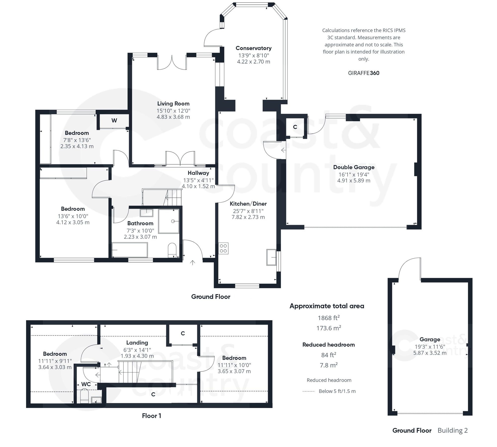 Oaklands Exeter Cross, Newton Abbot floorplan