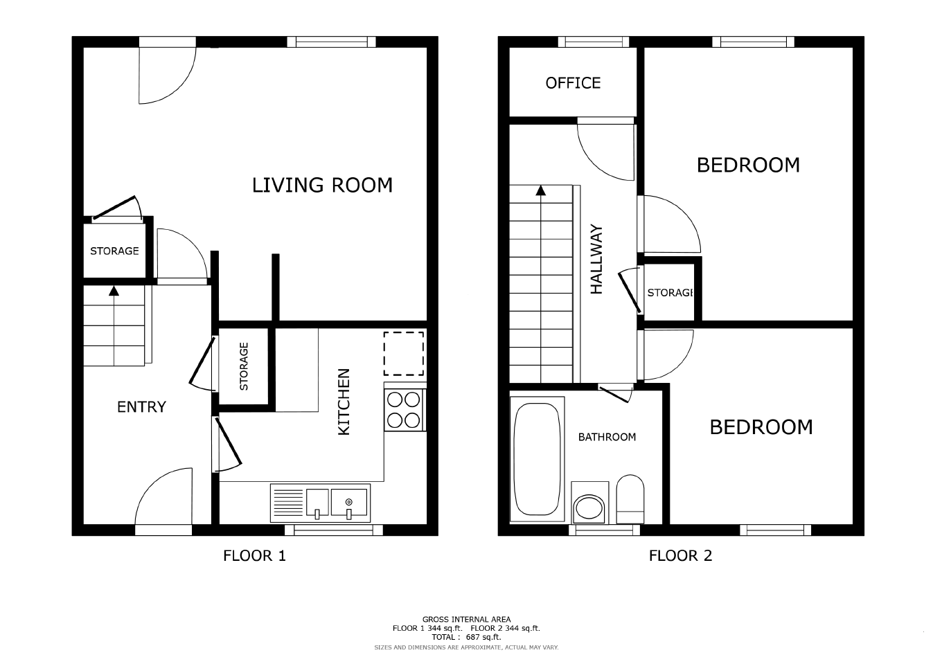 56, Forrester Close, Canterbury floorplan