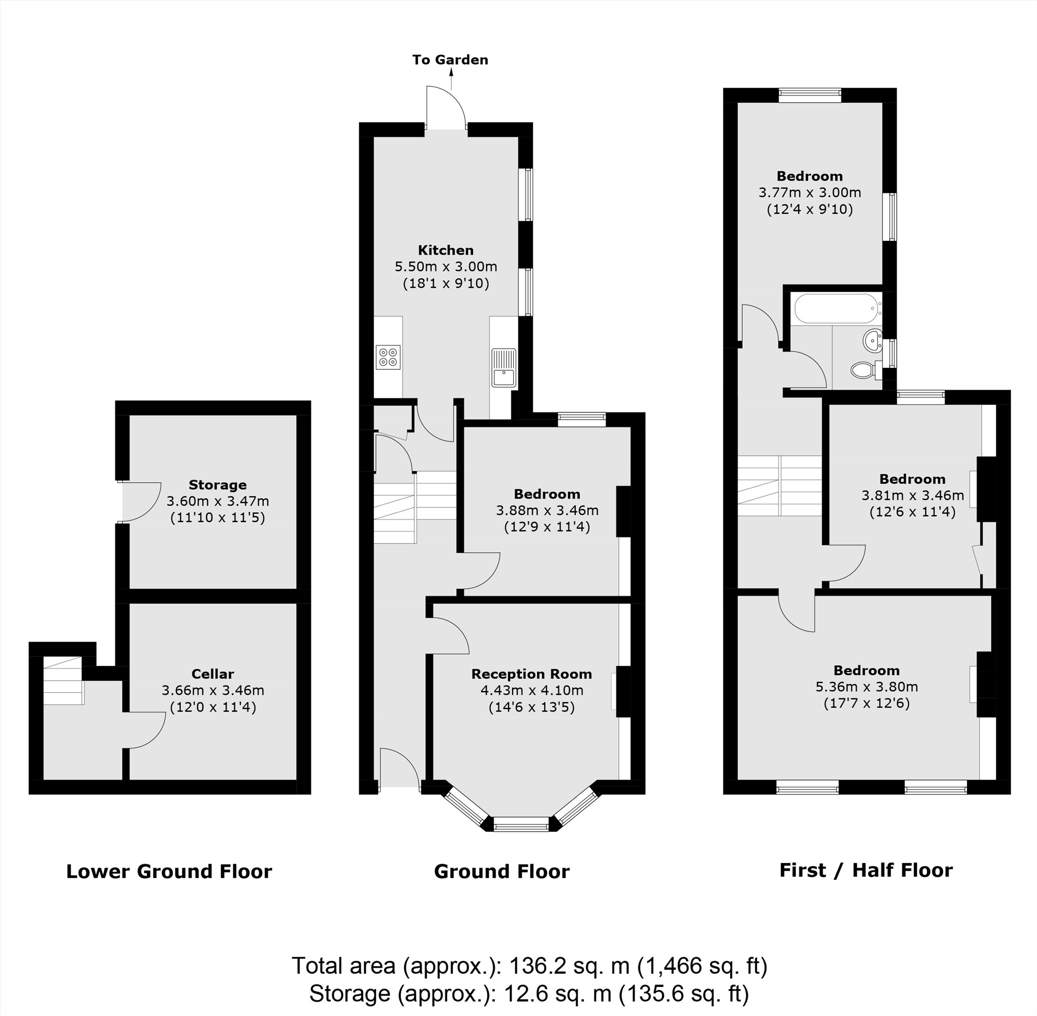 Bayston Road, London floorplan