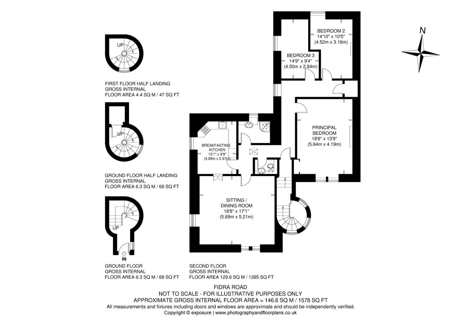 Flat 7, 18, Hyndford House, North Berwick floorplan