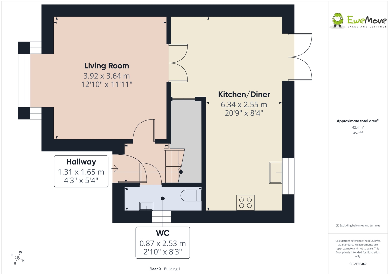 1, Minchin Close, York floorplan