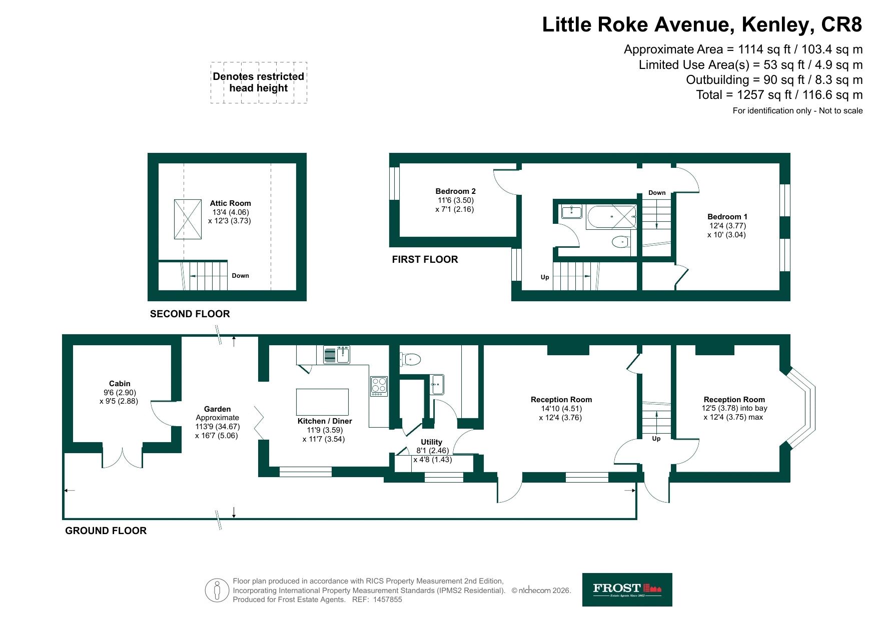 73, Little Roke Avenue, Kenley floorplan