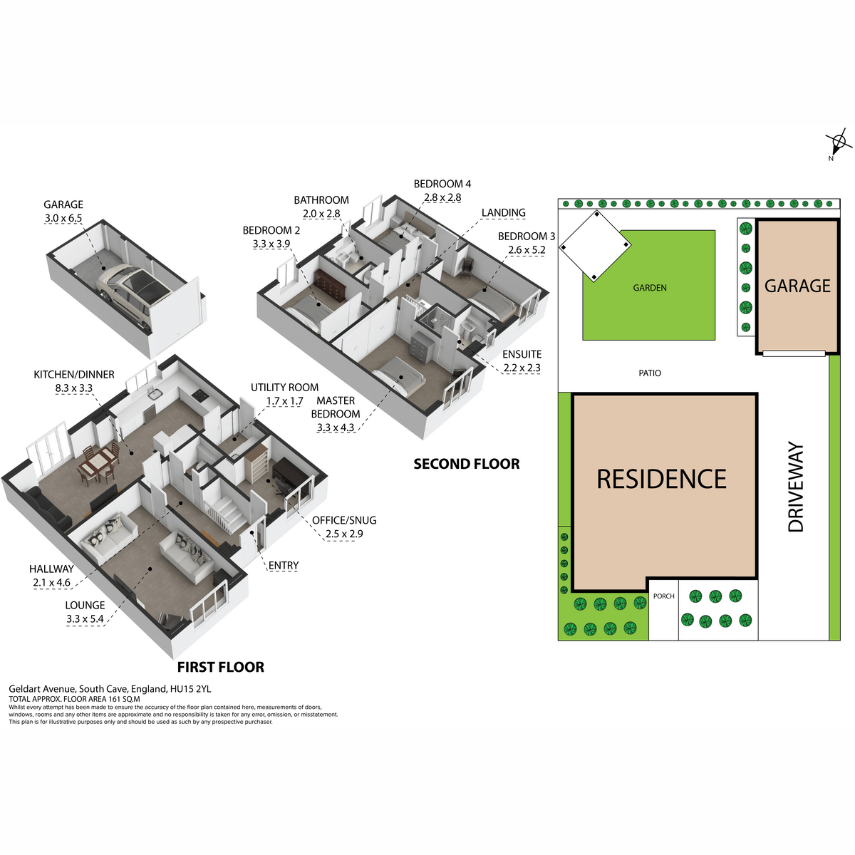 56, Geldart Avenue, Brough floorplan