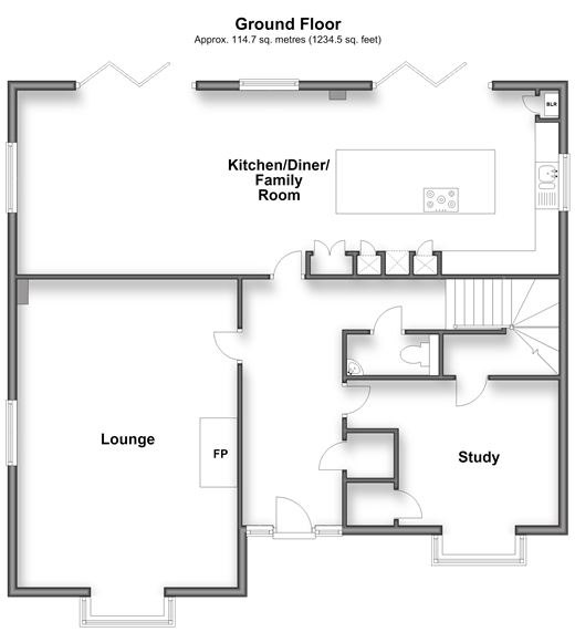 Kilndown Place Stelling Minnis, Canterbury floorplan