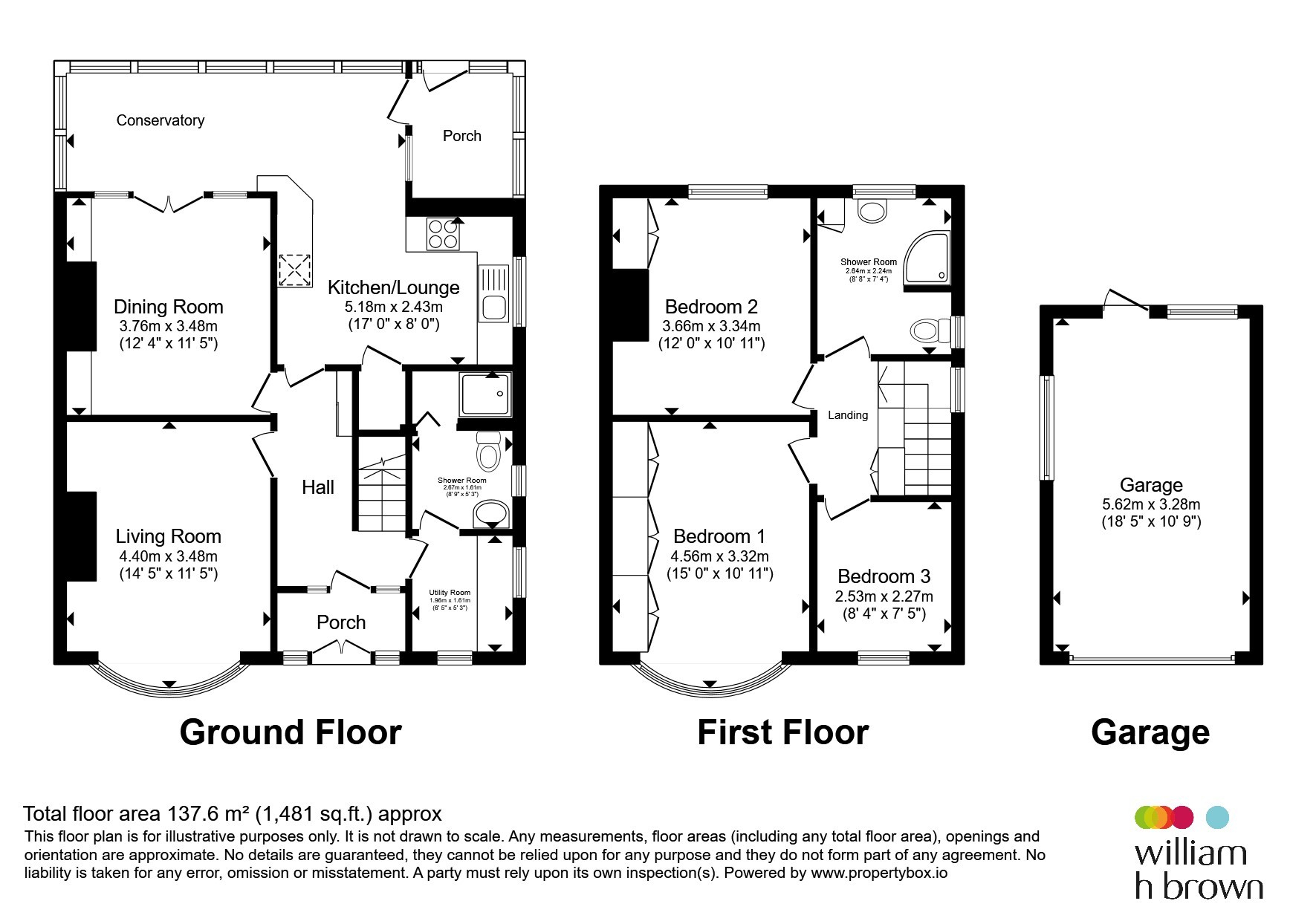 26, Carlton Rise, Pudsey floorplan