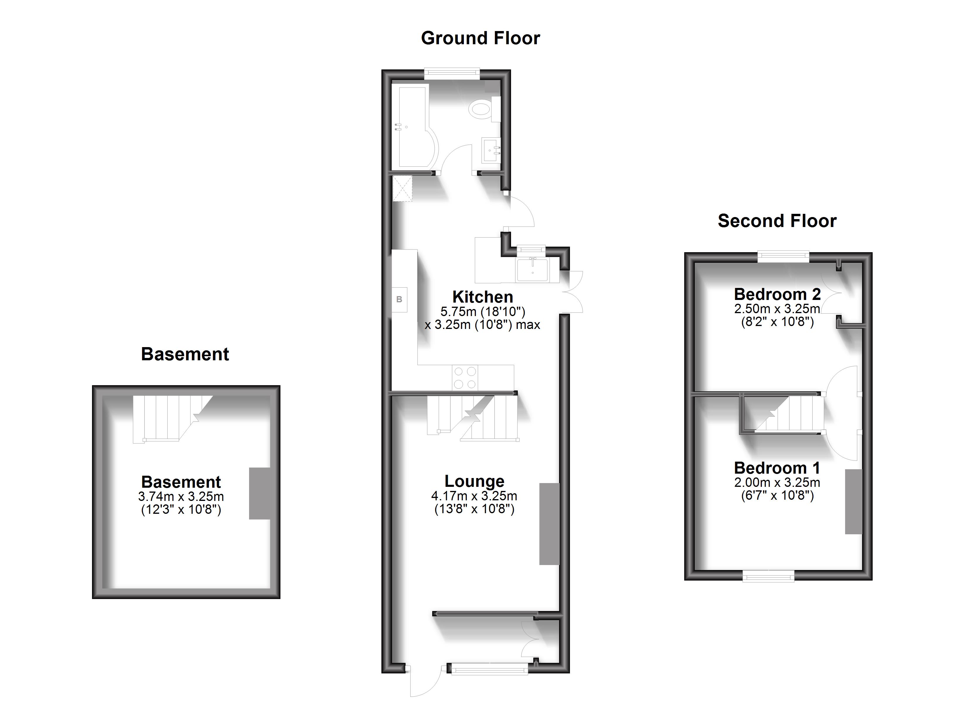 Dover Road, Walmer, Deal CT14, 2 bedroom end terrace house to rent