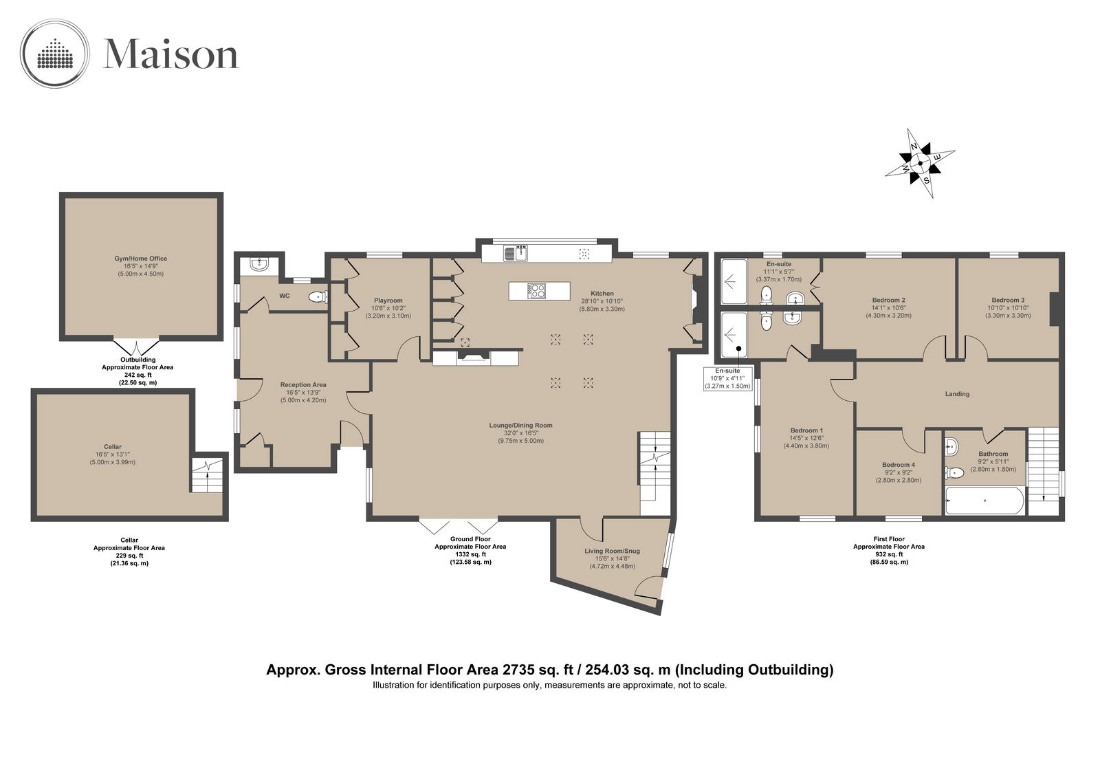 The Old Coach House, Hunton Road, Tonbridge floorplan
