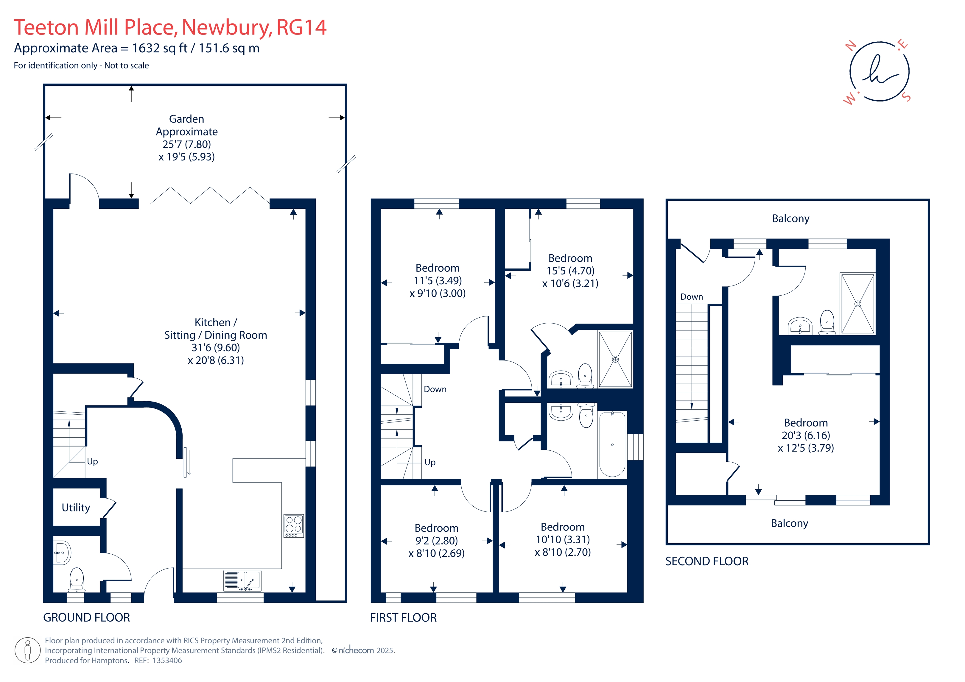 12, Teeton Mill Place, Newbury floorplan