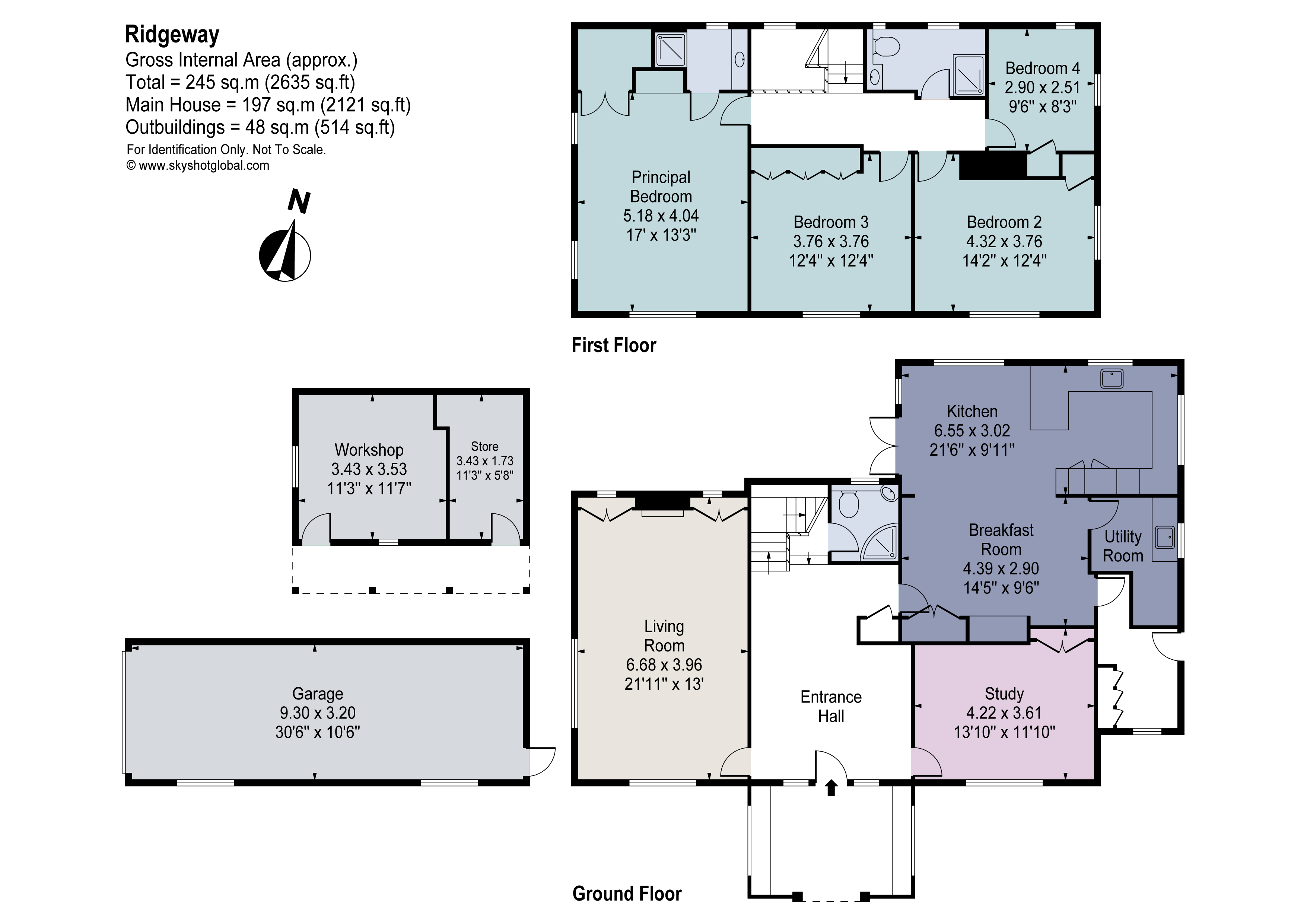 2, The Ridgeway, Surrey floorplan