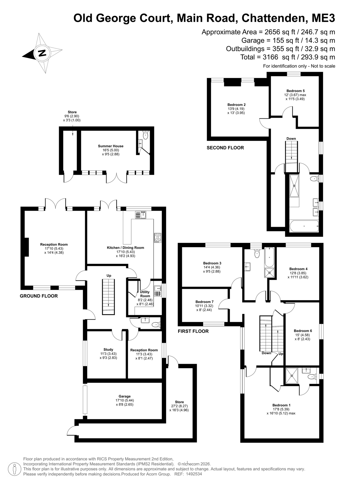 4, Old George Court, Chattenden floorplan