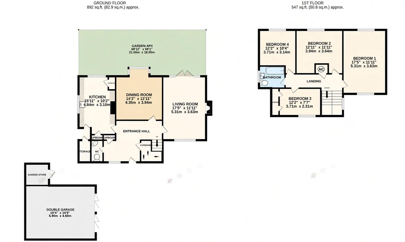 51, Well End Road, Borehamwood floorplan