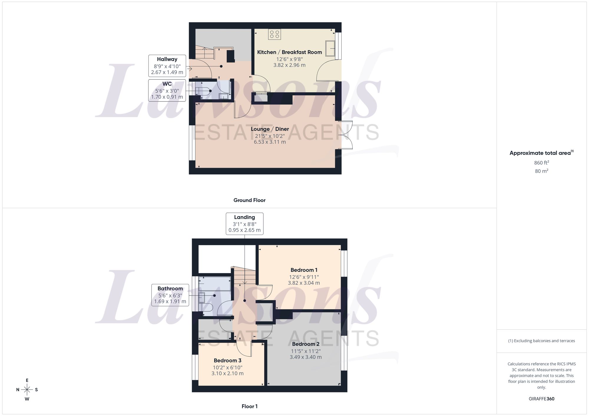 5 Amelia Opie Way, Thetford floorplan