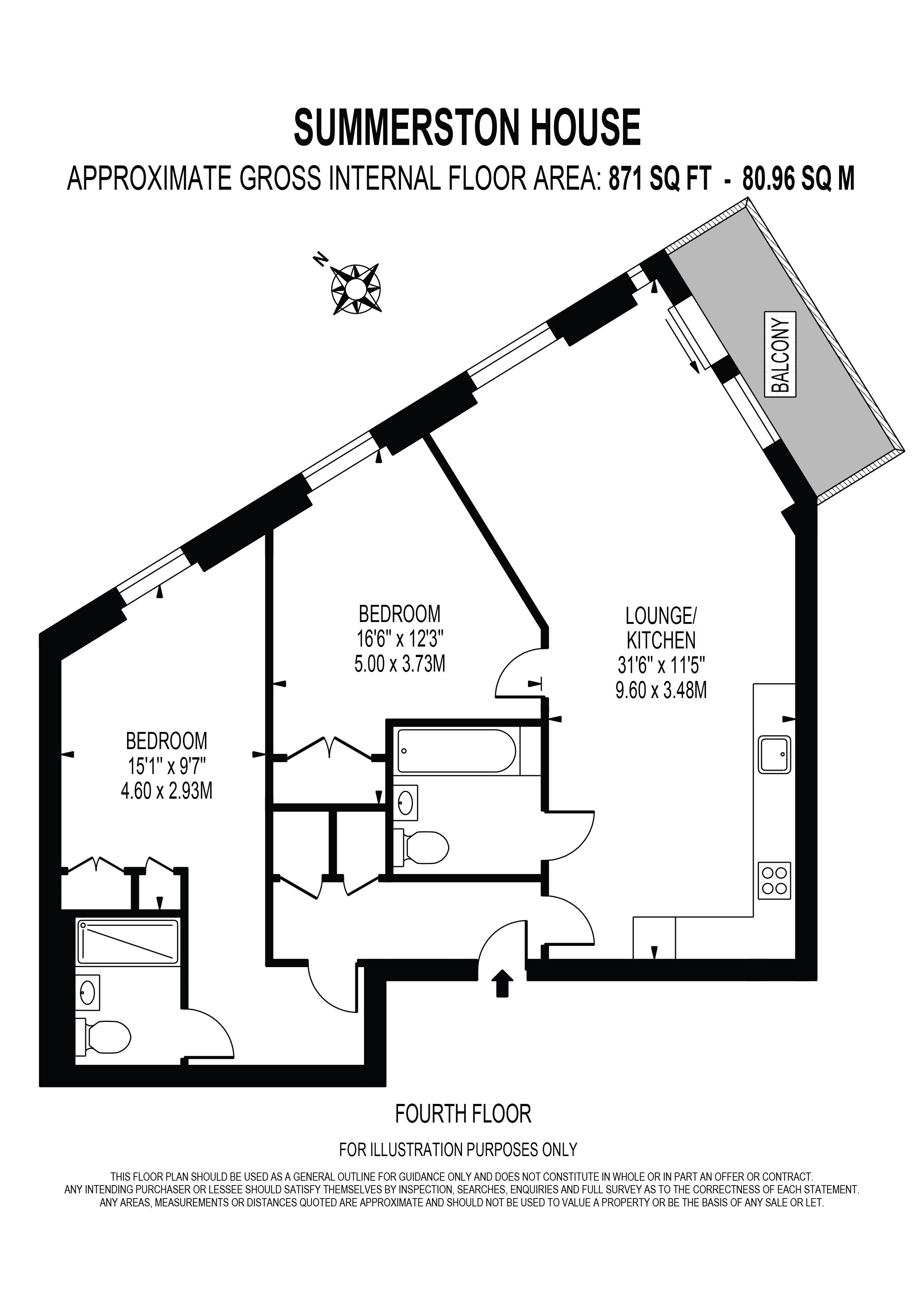 2 Bedrooms Flat to rent in Summerston House, Royal Wharf, London E16