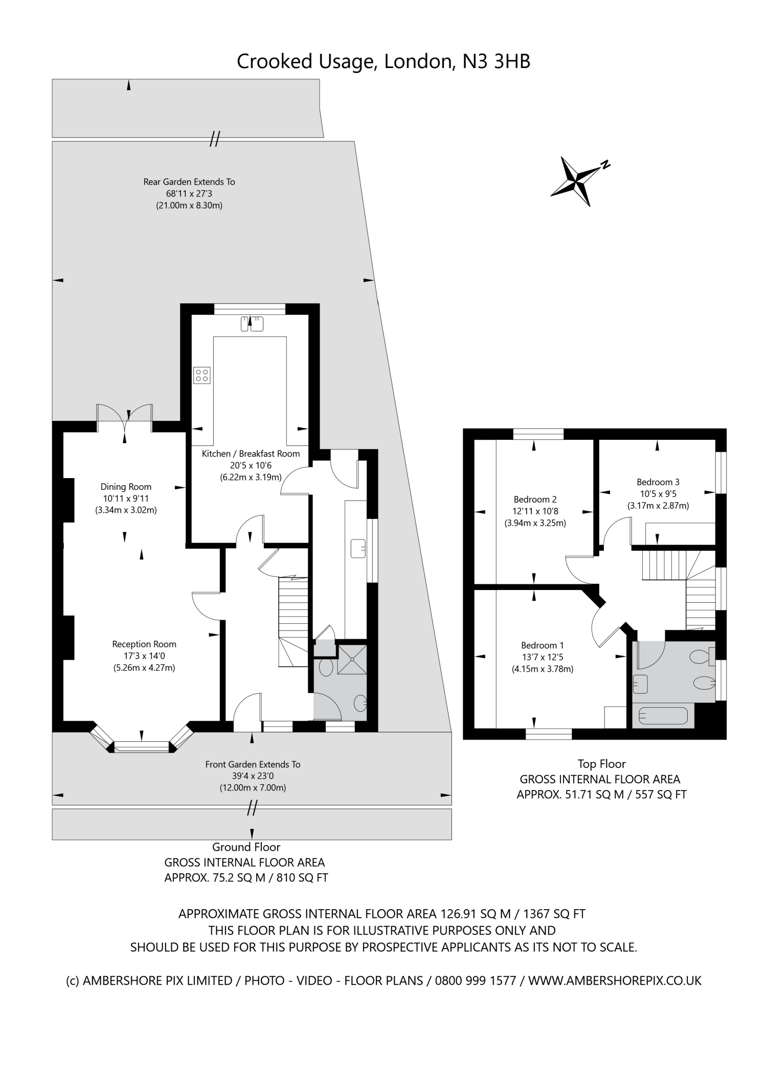 6, Crooked Usage, London floorplan