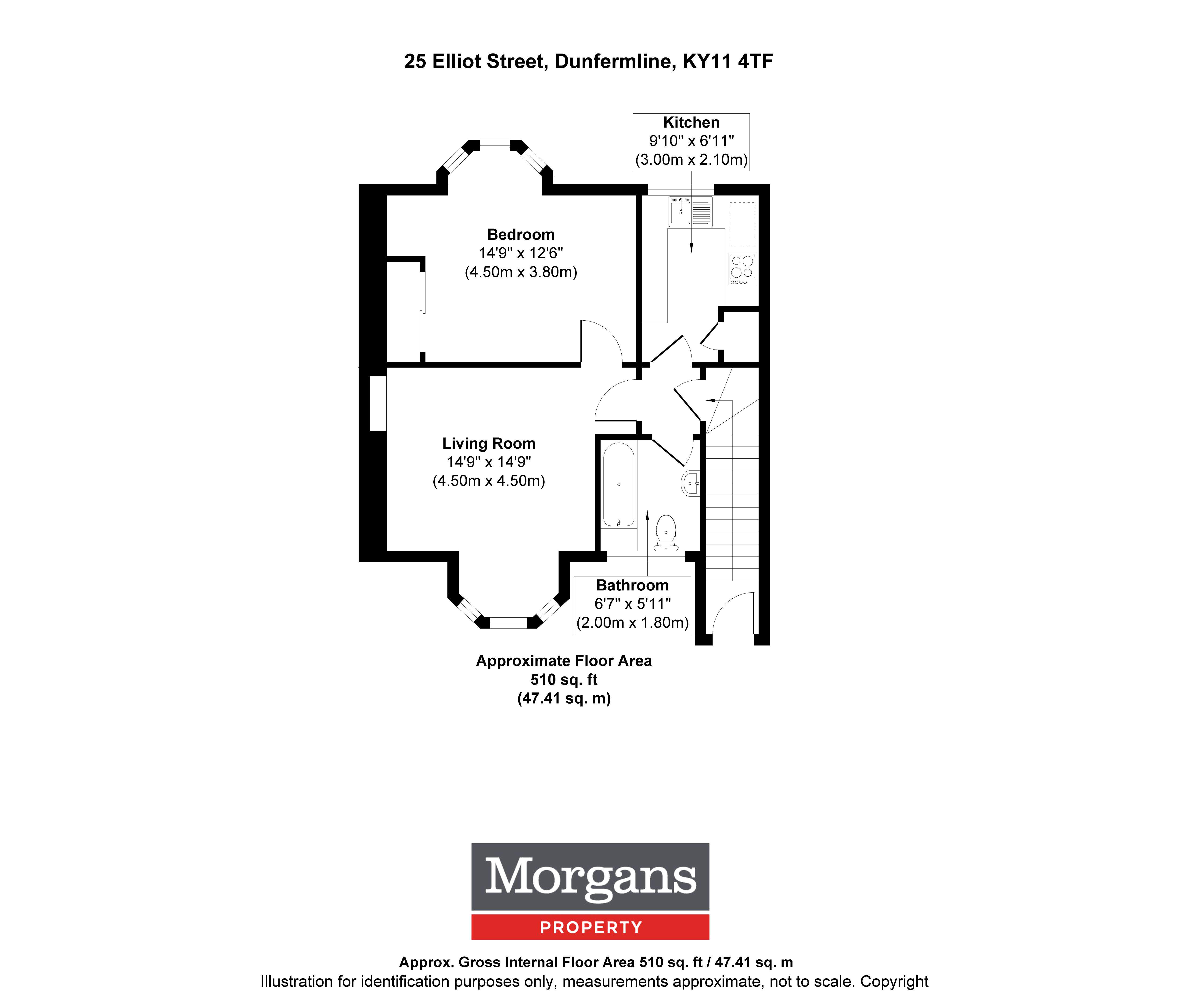 25, Elliot Street, Dunfermline floorplan