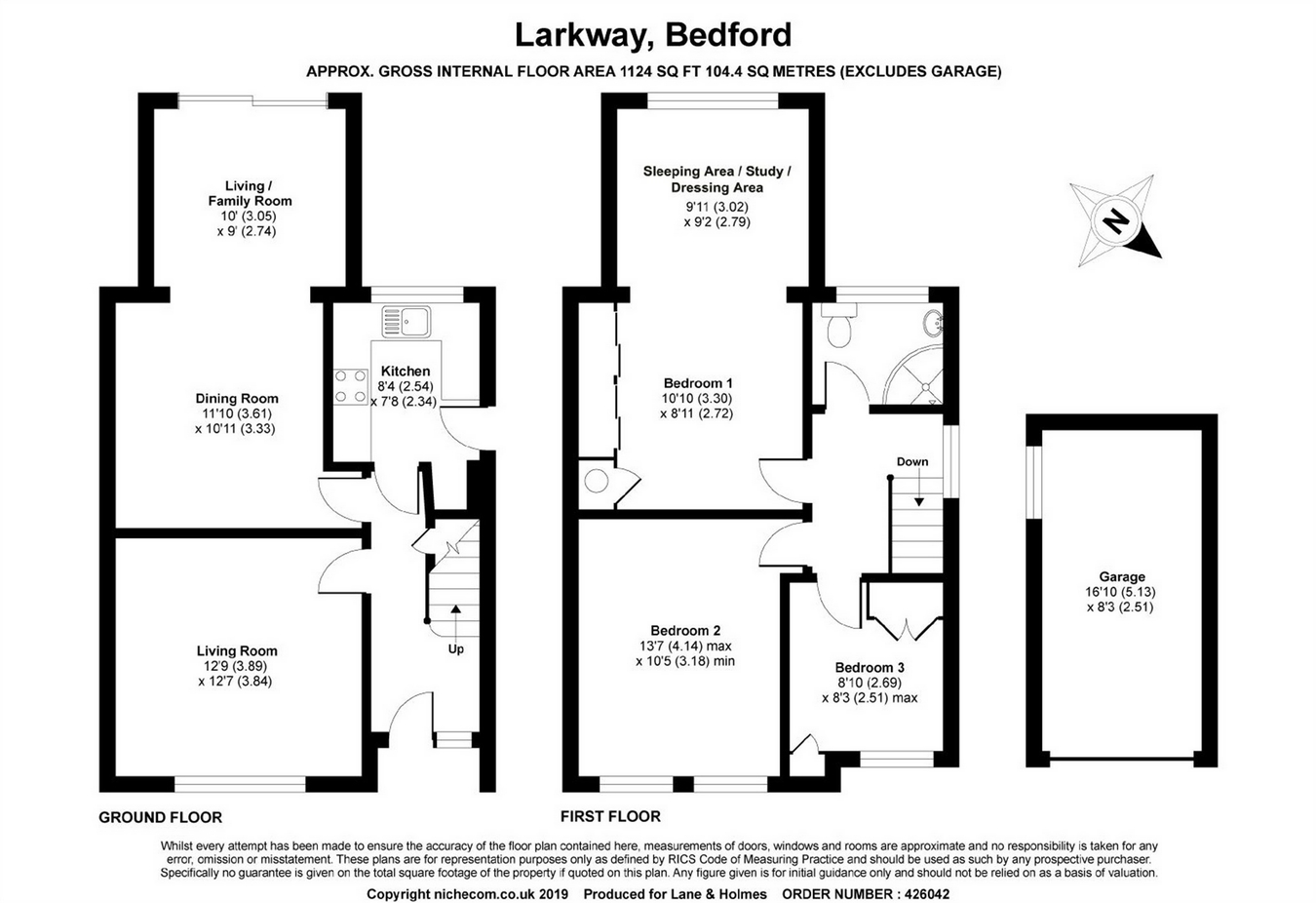3 Bedrooms Semi-detached house for sale in Larkway, Bedford MK41