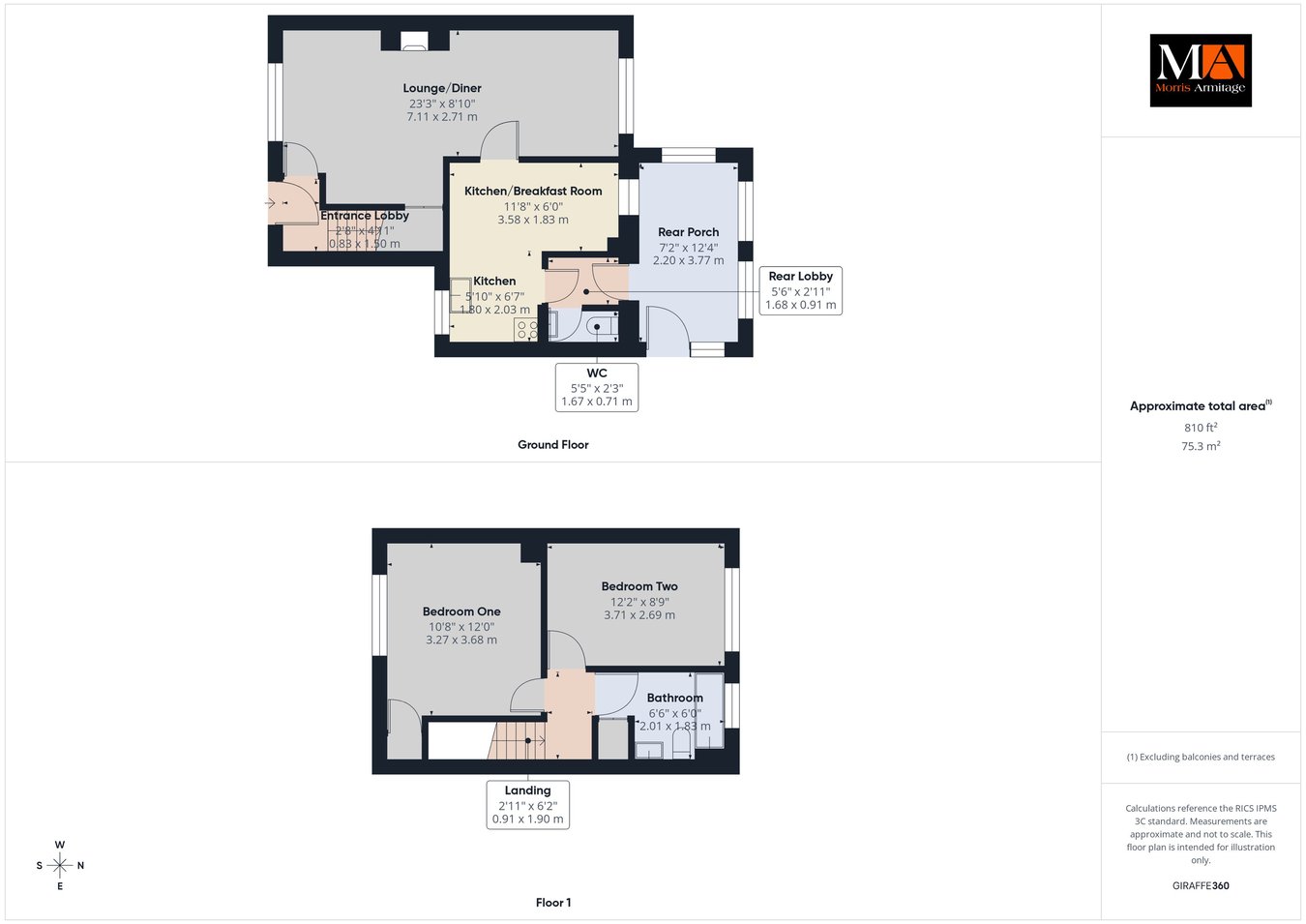 73, Whin Common Road, King's Lynn floorplan