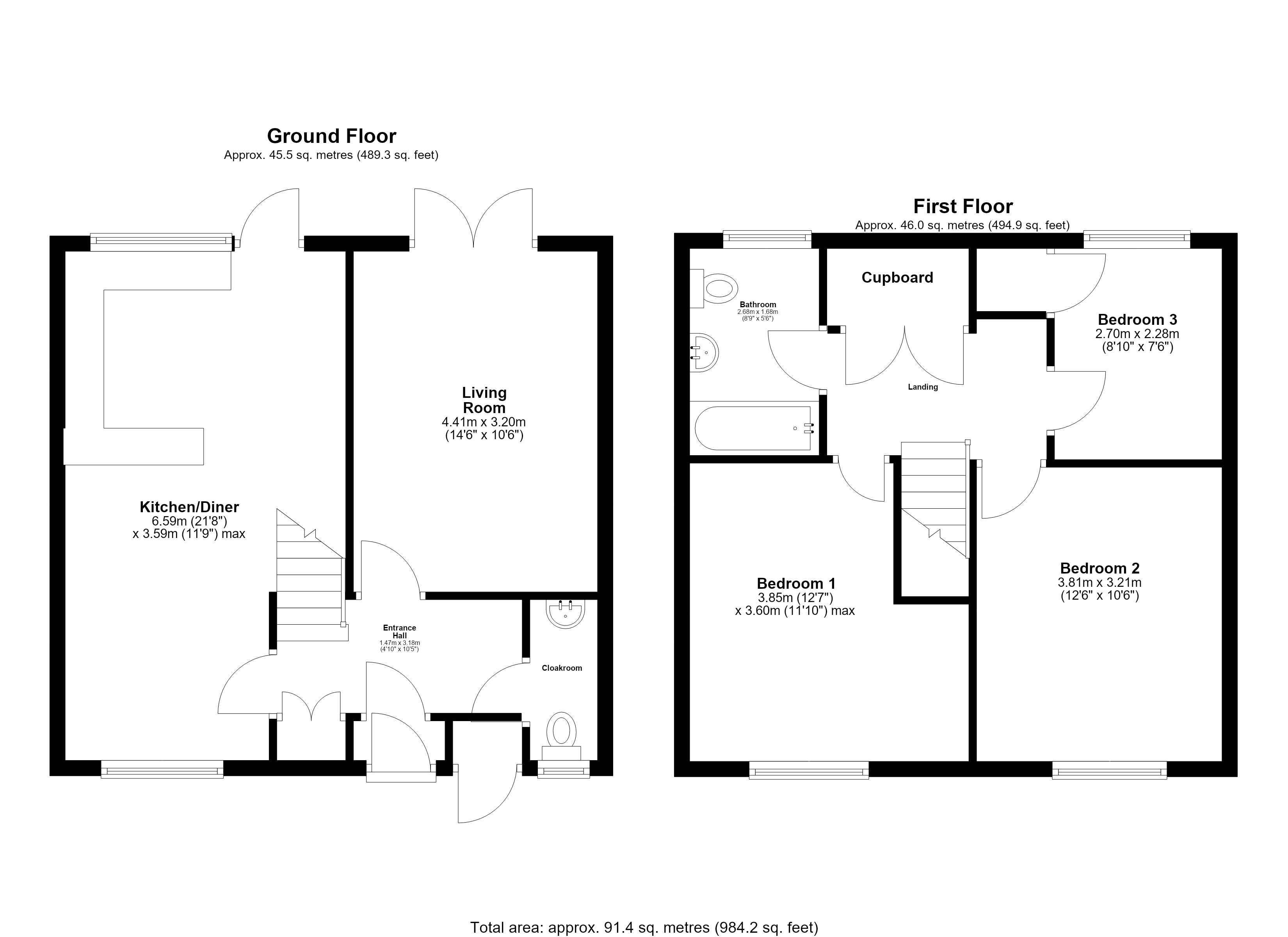 6, Brookside, Milton Keynes floorplan
