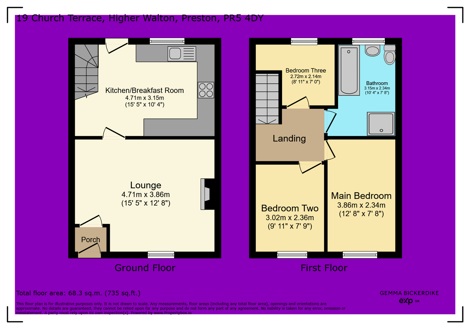 19, Church Terrace, Preston floorplan