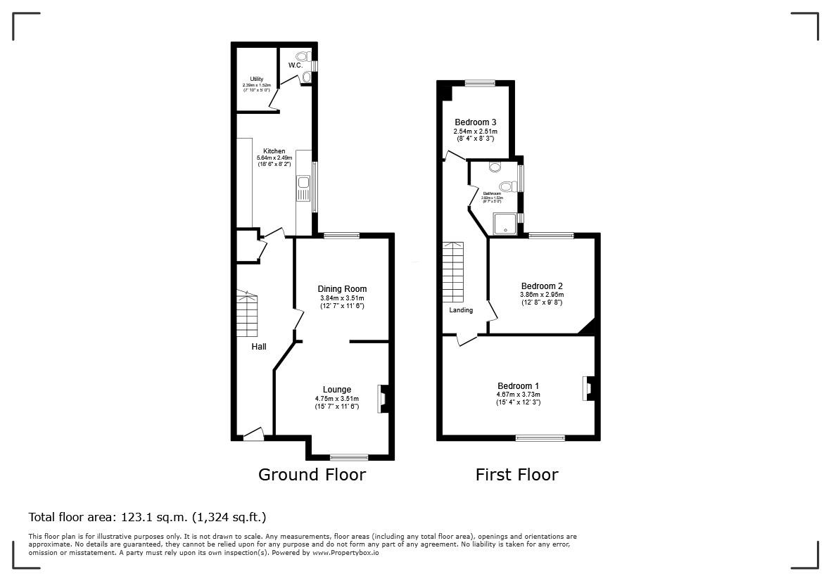 58, Magdalens Road, Ripon floorplan