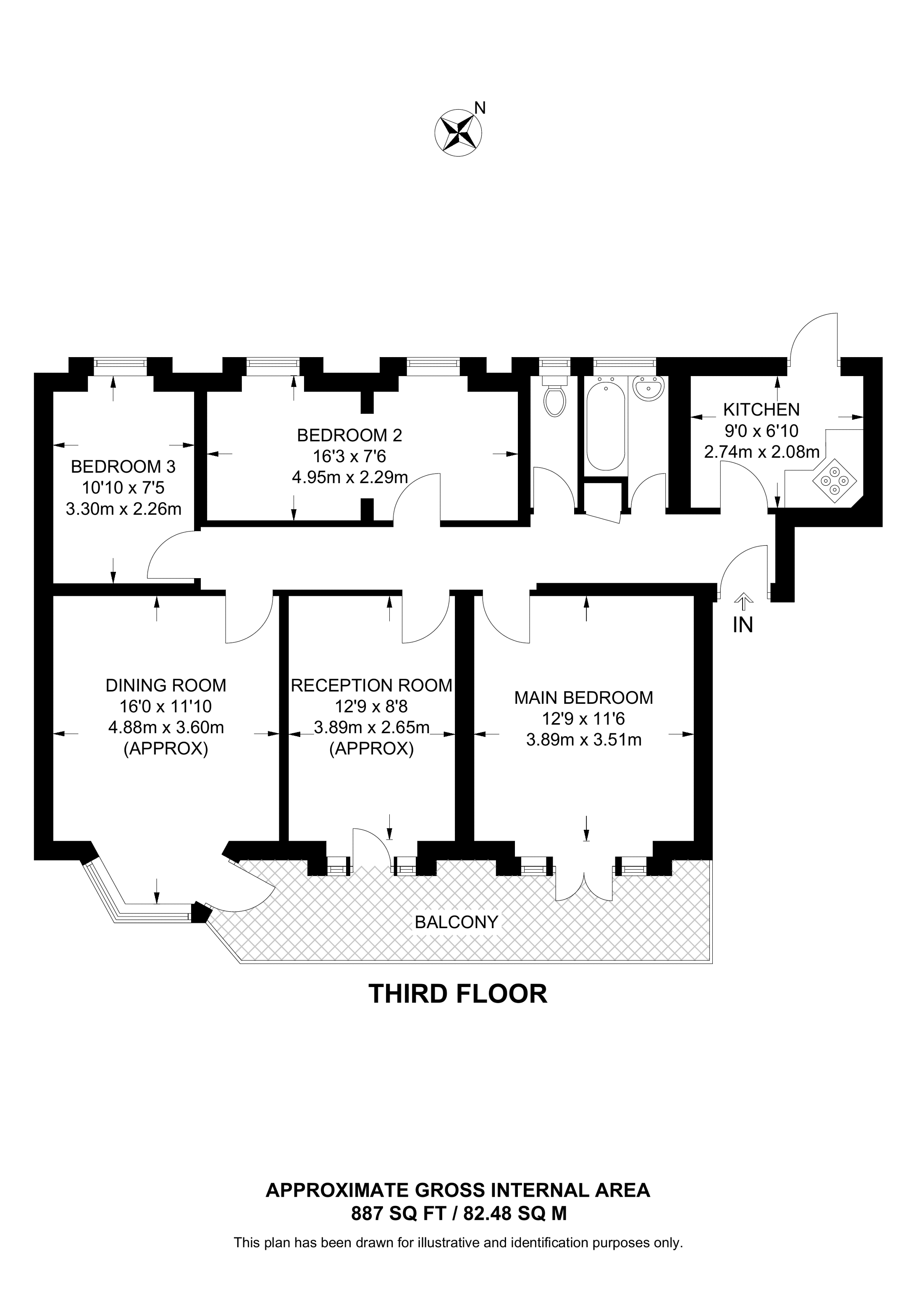 Ealing Village, Ealing floorplan