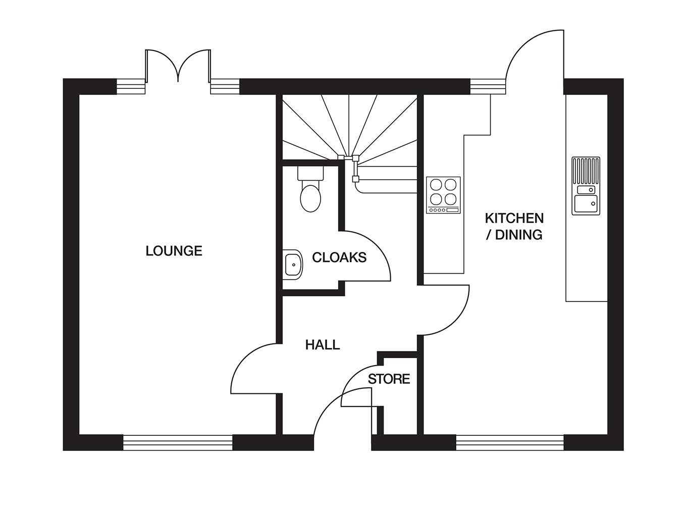 Puttenham, Plot 174 Saddlers Grange, Selby Road, Howden floorplan