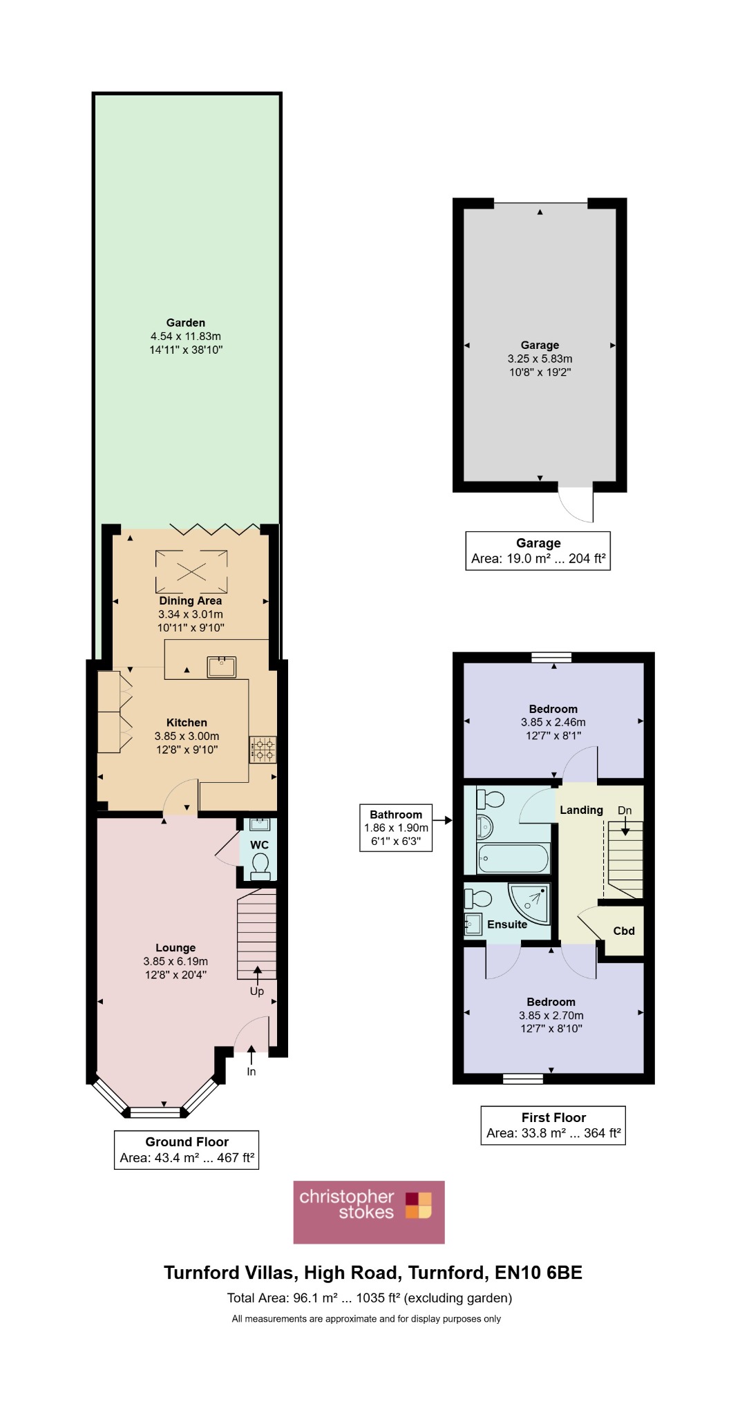 11B Turnford Villas, High Road, Broxbourne floorplan