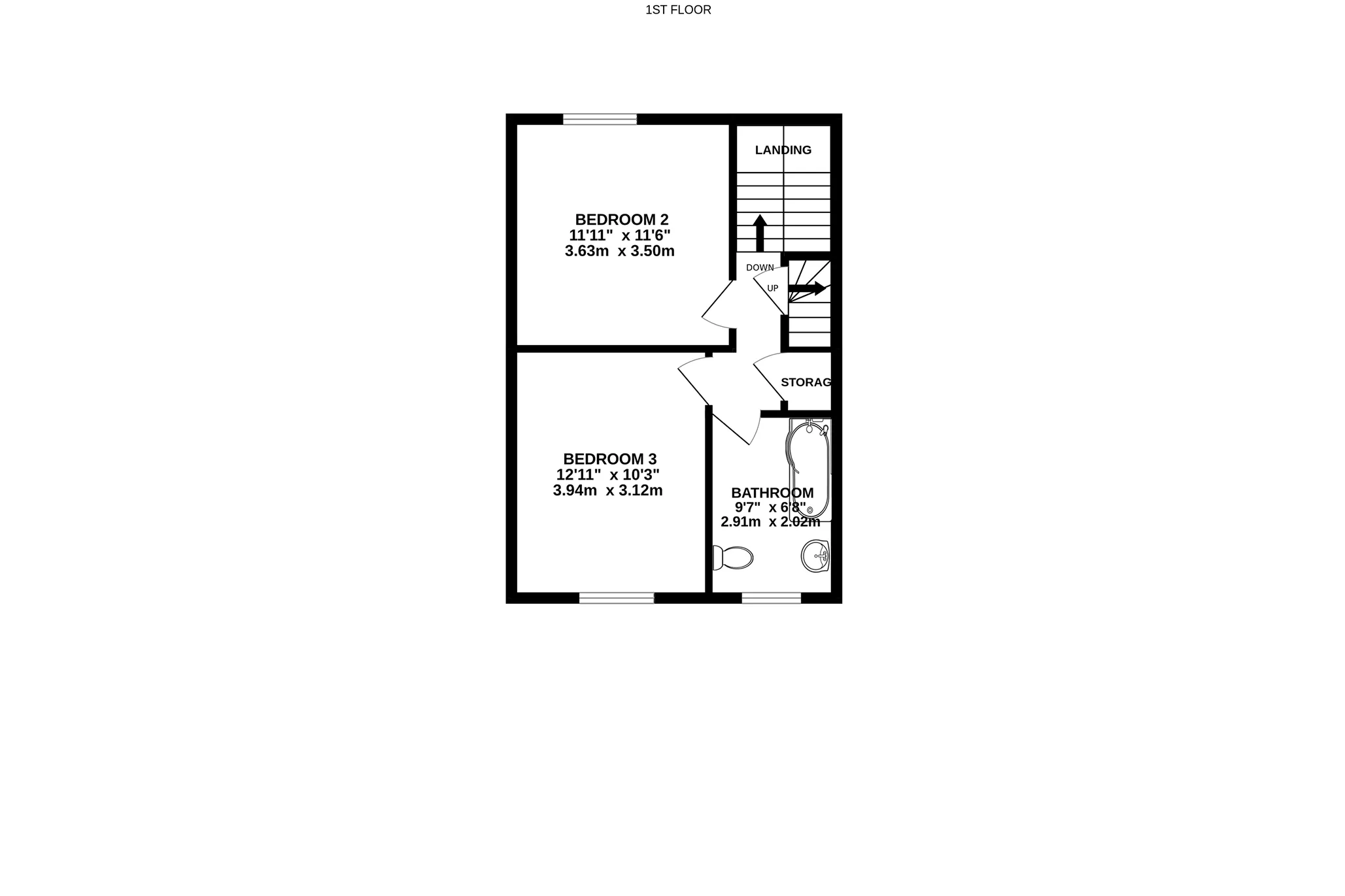 8, Victoria Avenue, Onchan floorplan