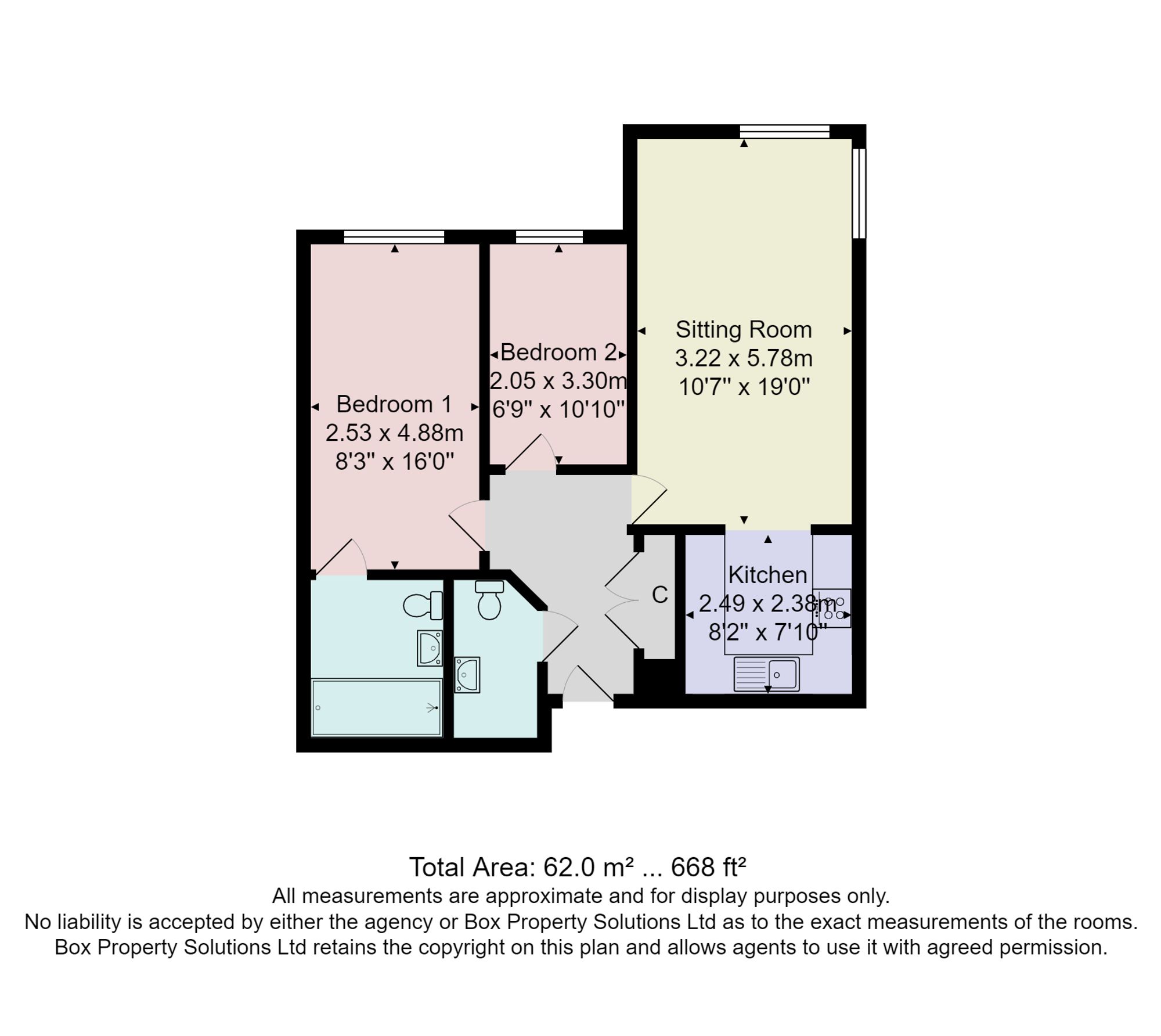 26 Martin Grange, Harrogate floorplan